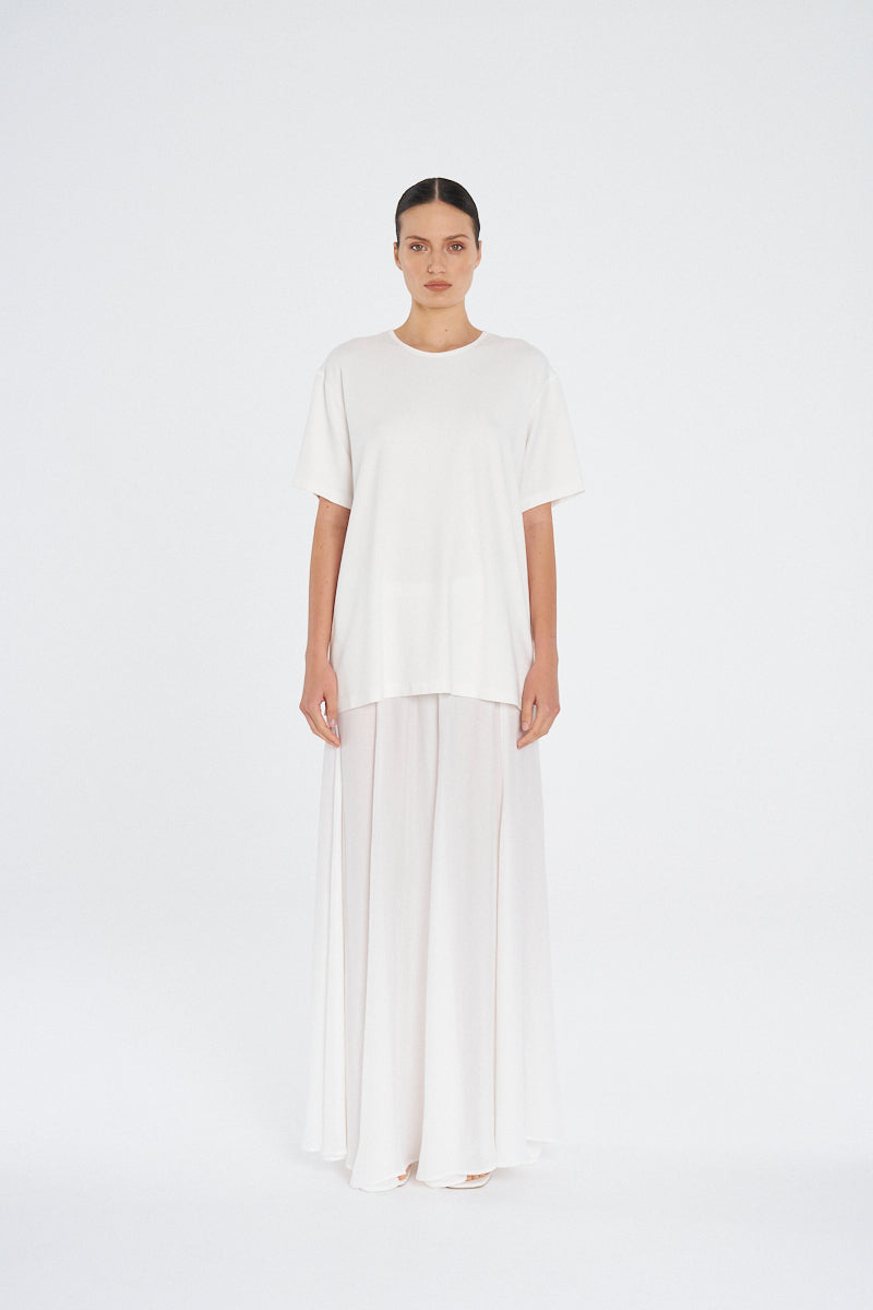 TULLE SKIRT - White