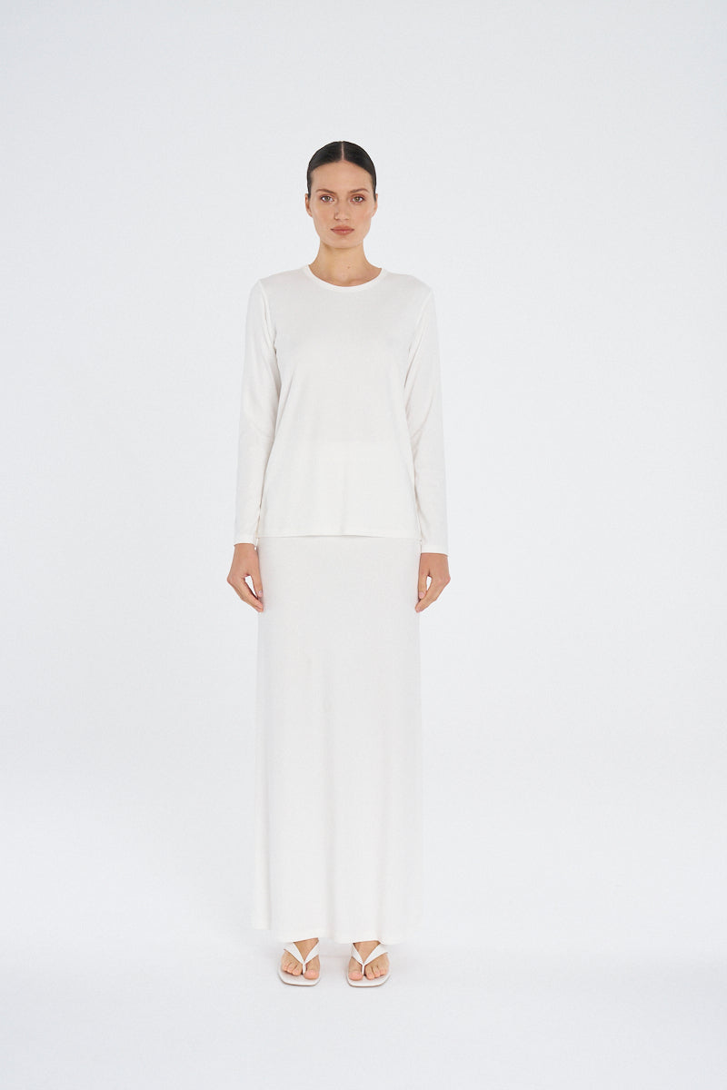 LS TOP - White - MELA PURDIE