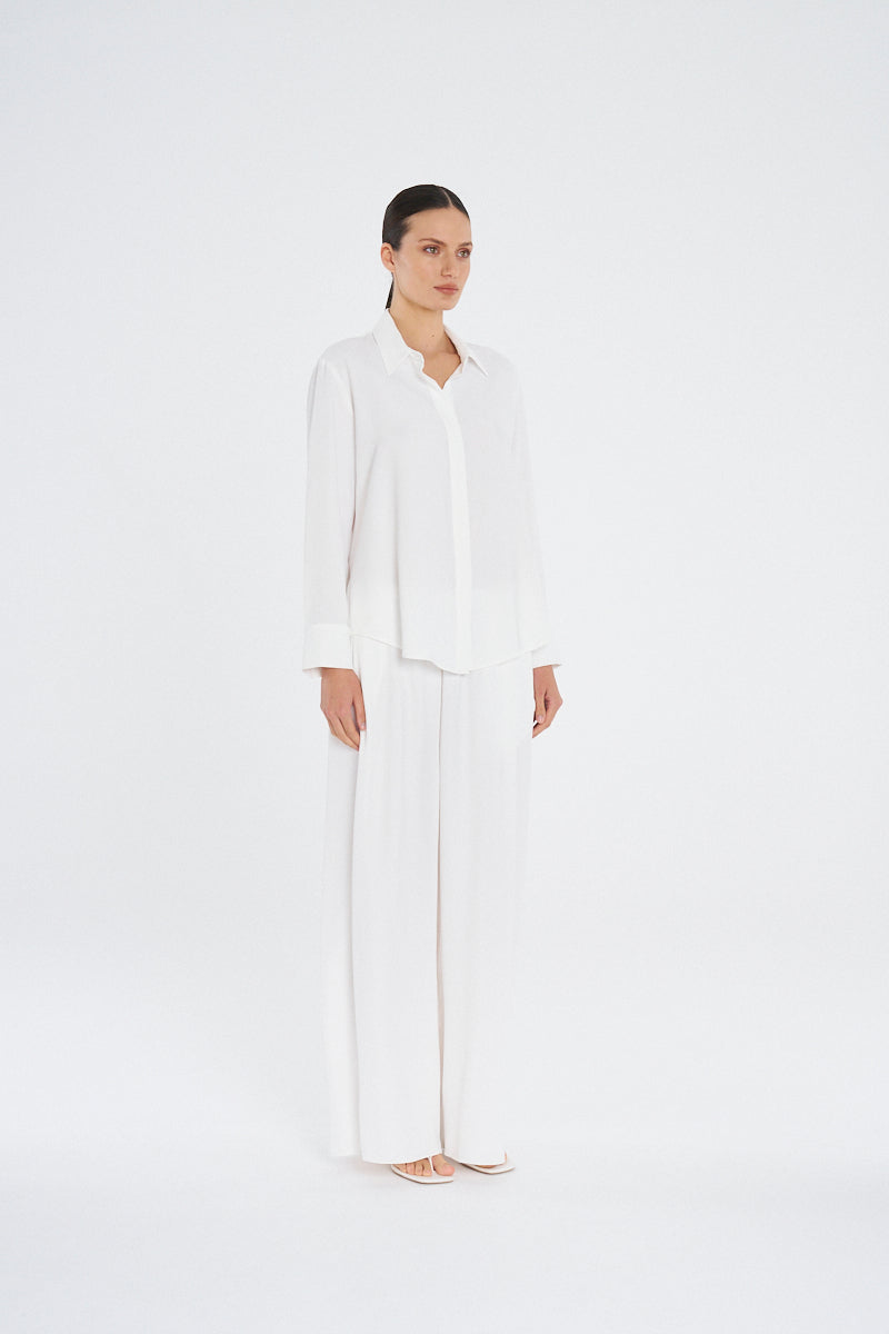 FLUID PANT - Ivory - MELA PURDIE