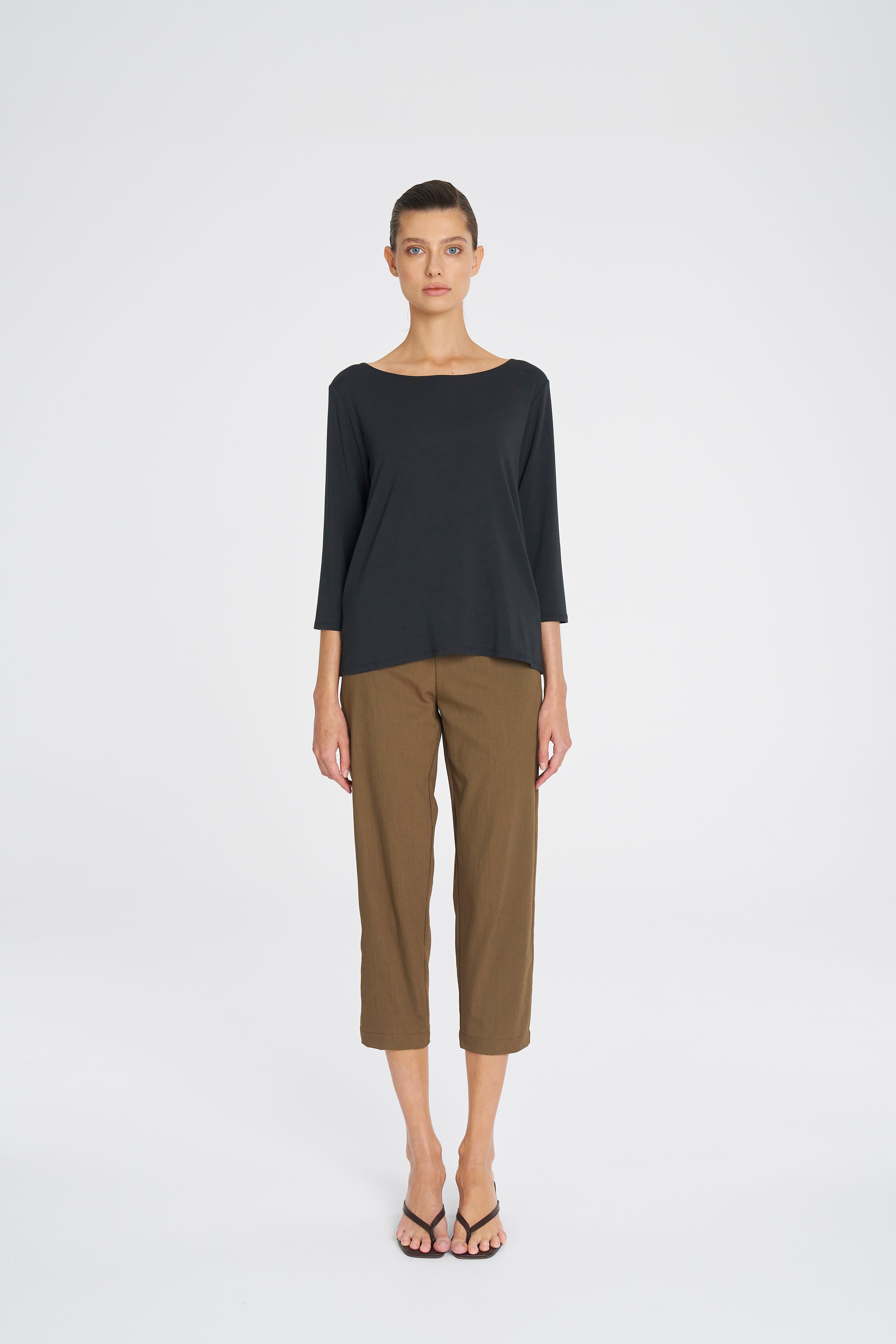 F01 2630 RELAXED BOAT NECK - MELA PURDIE