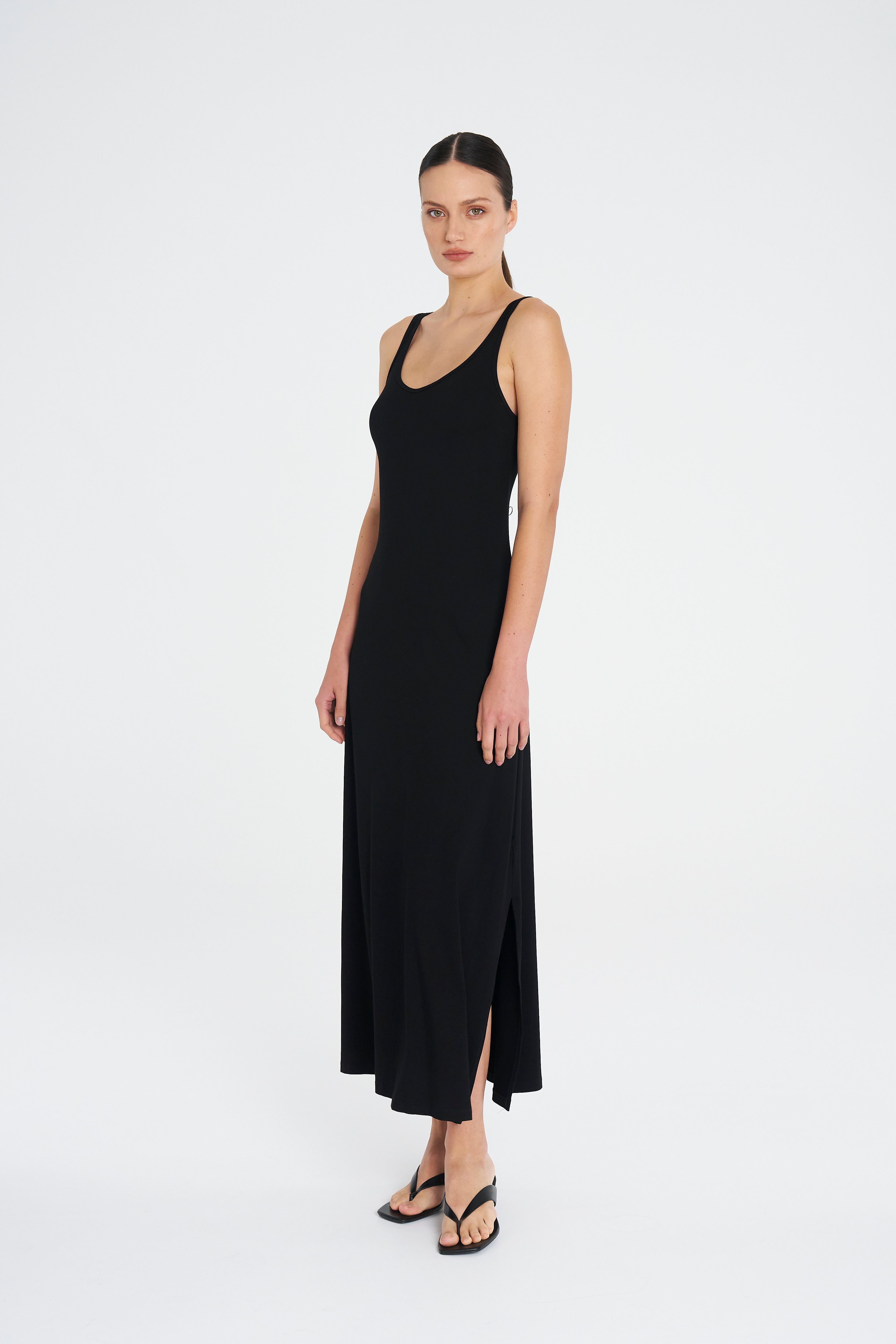 CAMISOLE DRESS - Black - MELA PURDIE