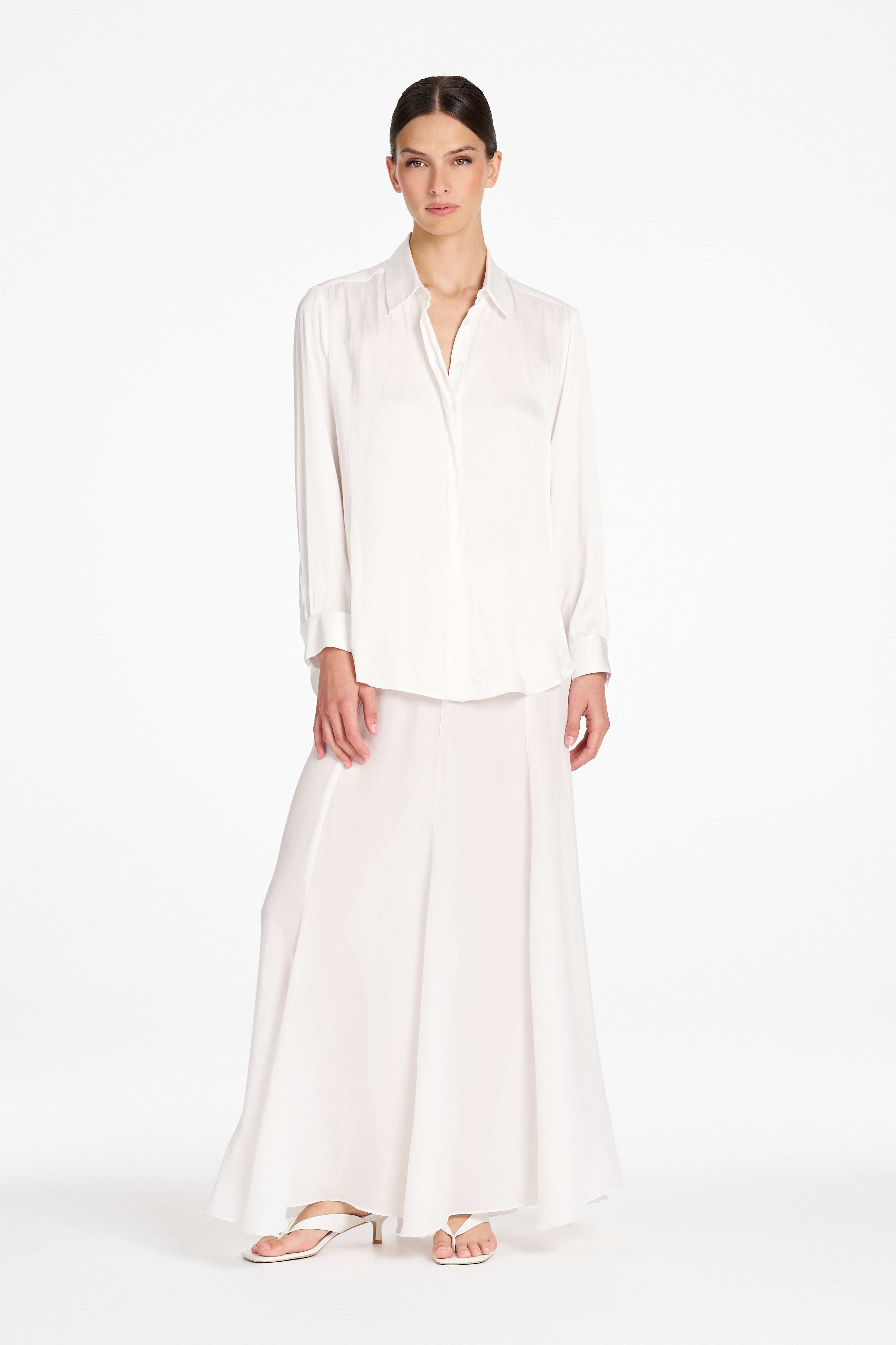 TULLE SKIRT - White - MELA PURDIE