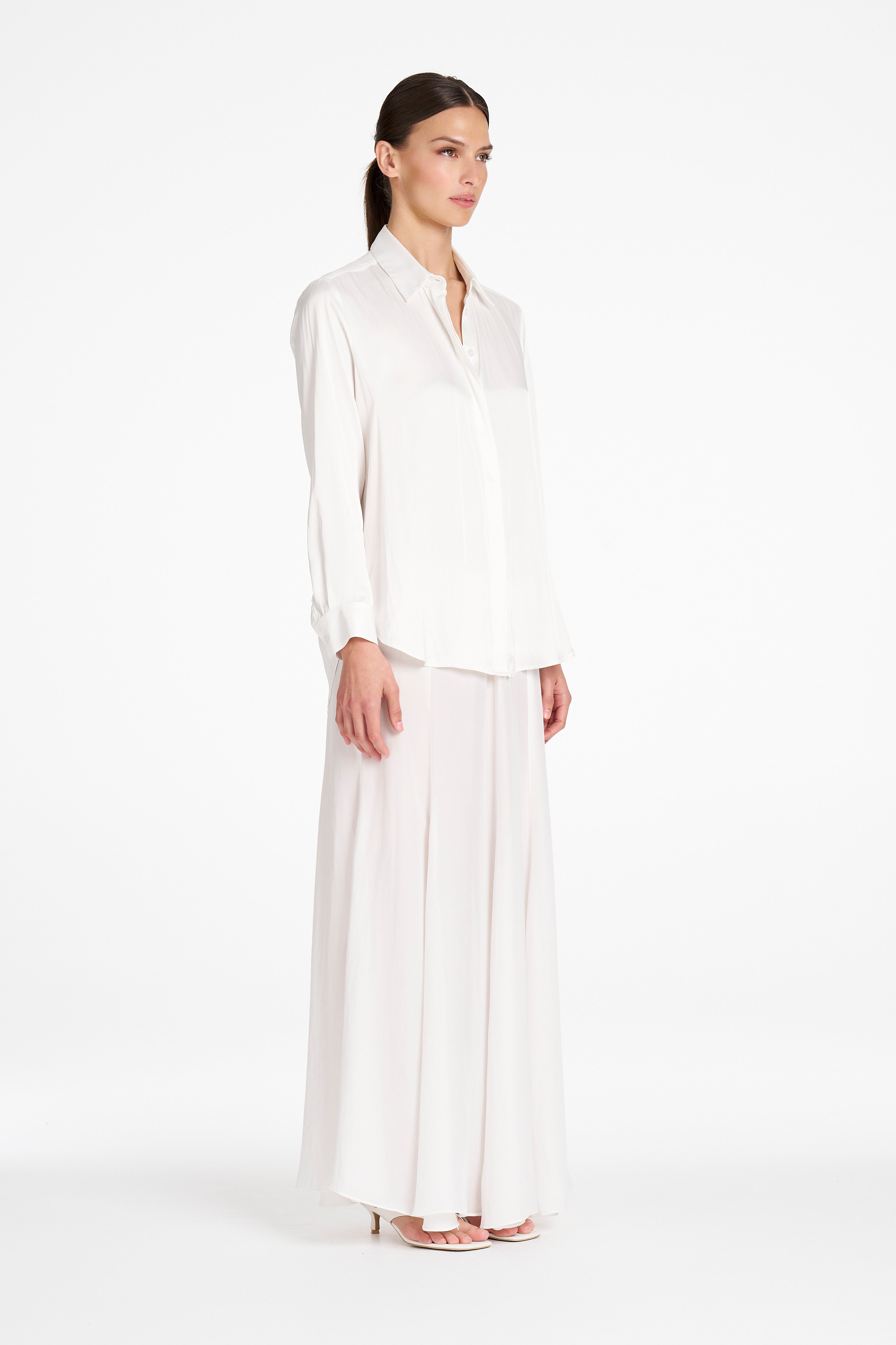 TULLE SKIRT - White - MELA PURDIE