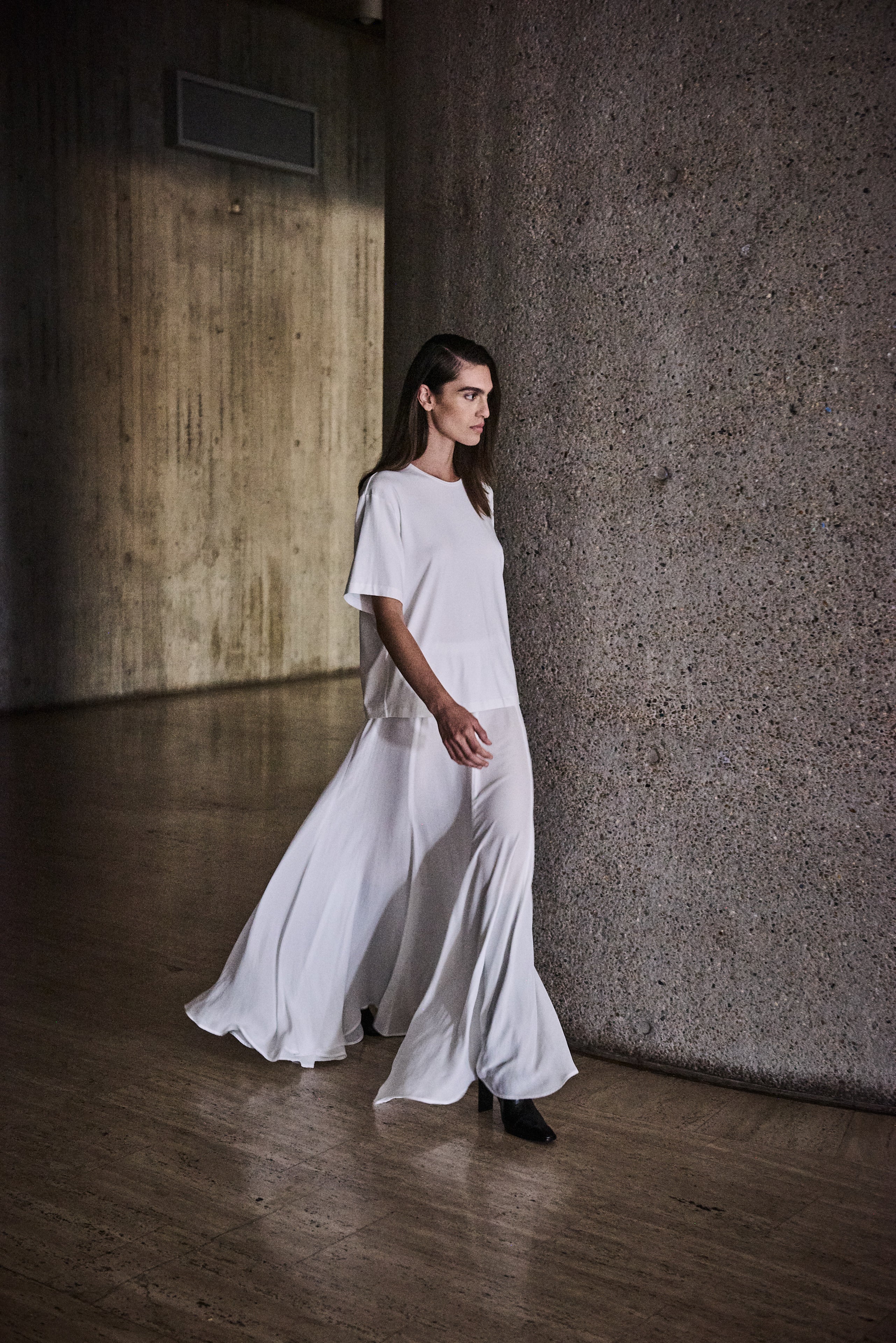 TULLE SKIRT - White