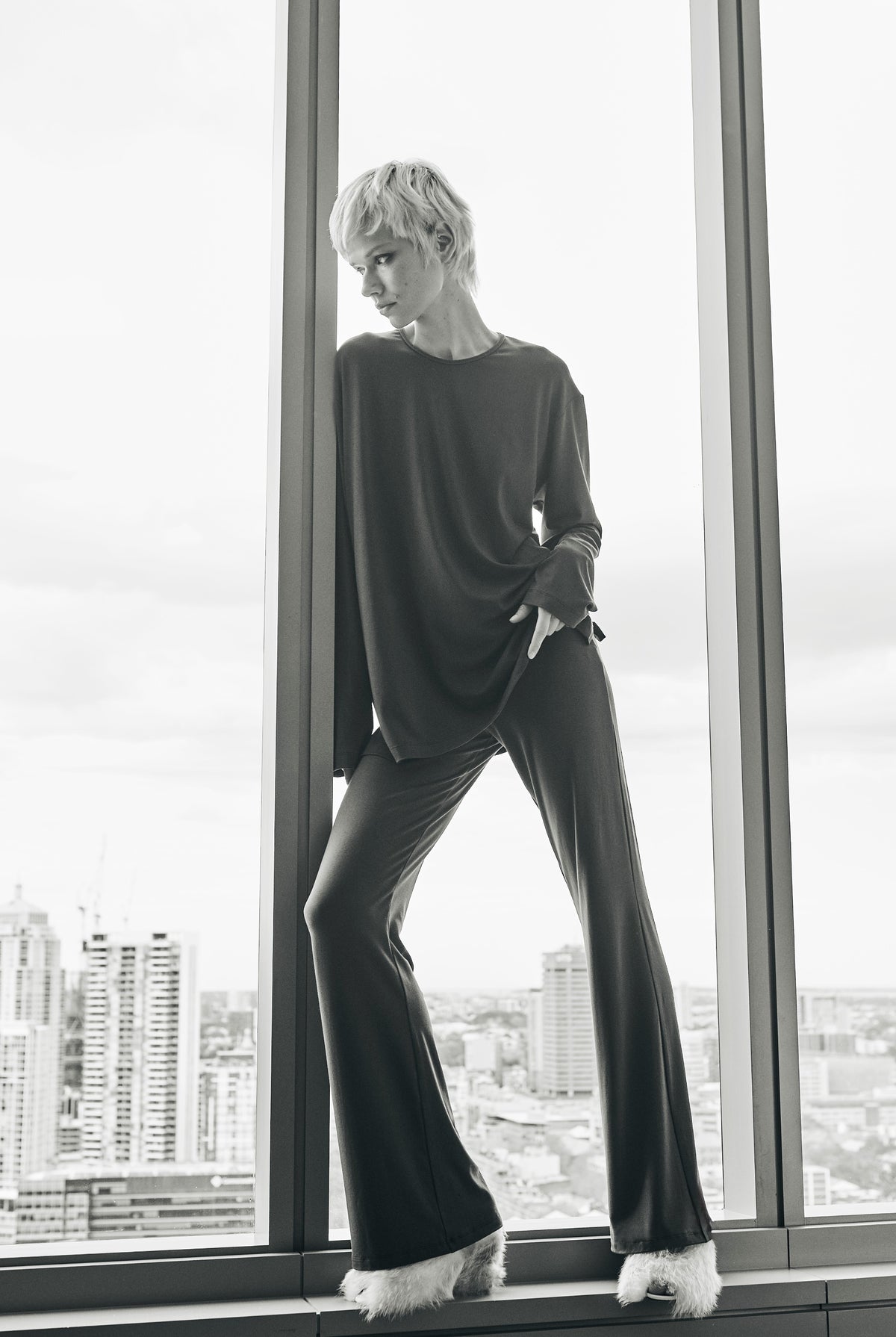 BOOT PANT - Black - MELA PURDIE