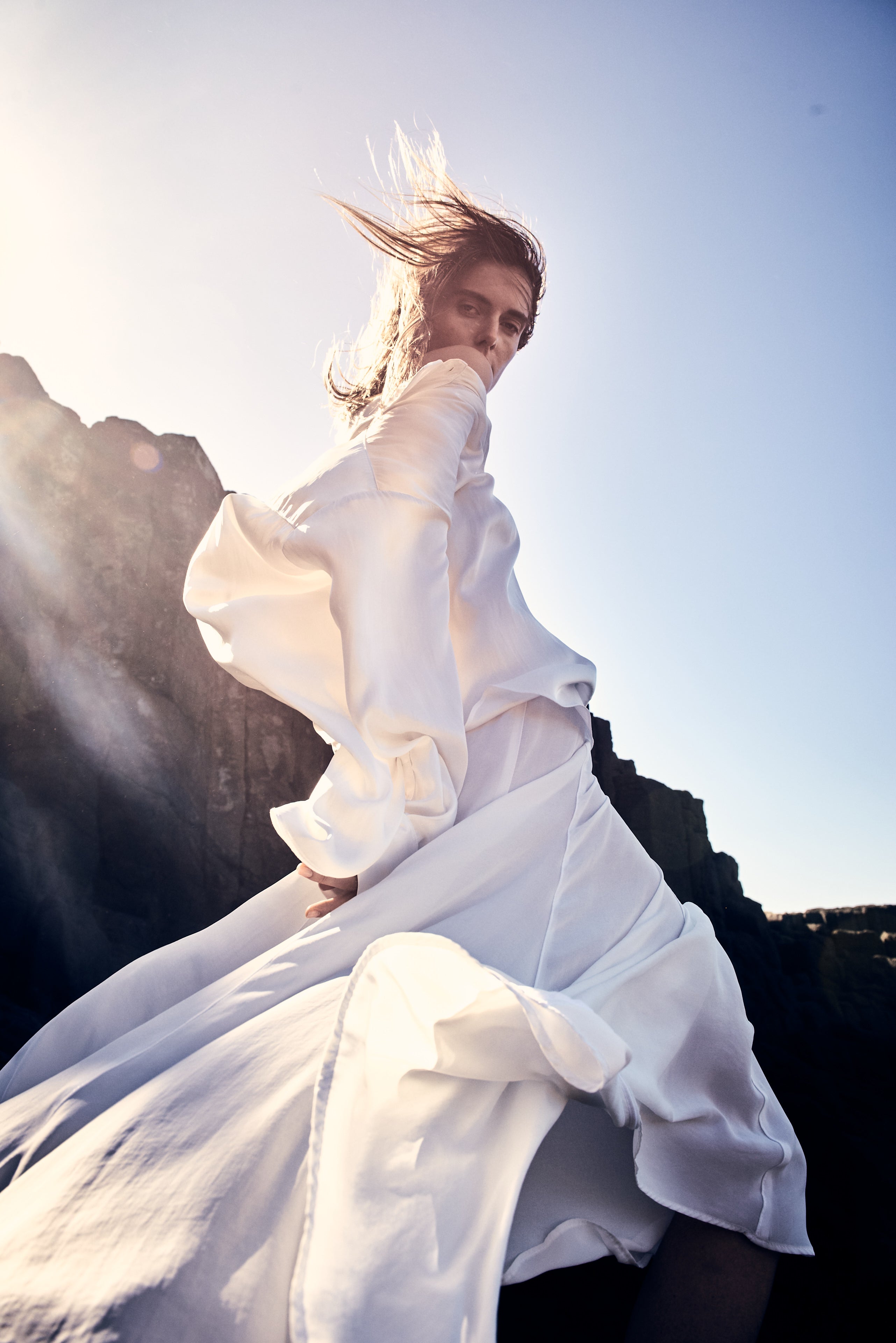 TAB TUNIC - Ivory - MELA PURDIE