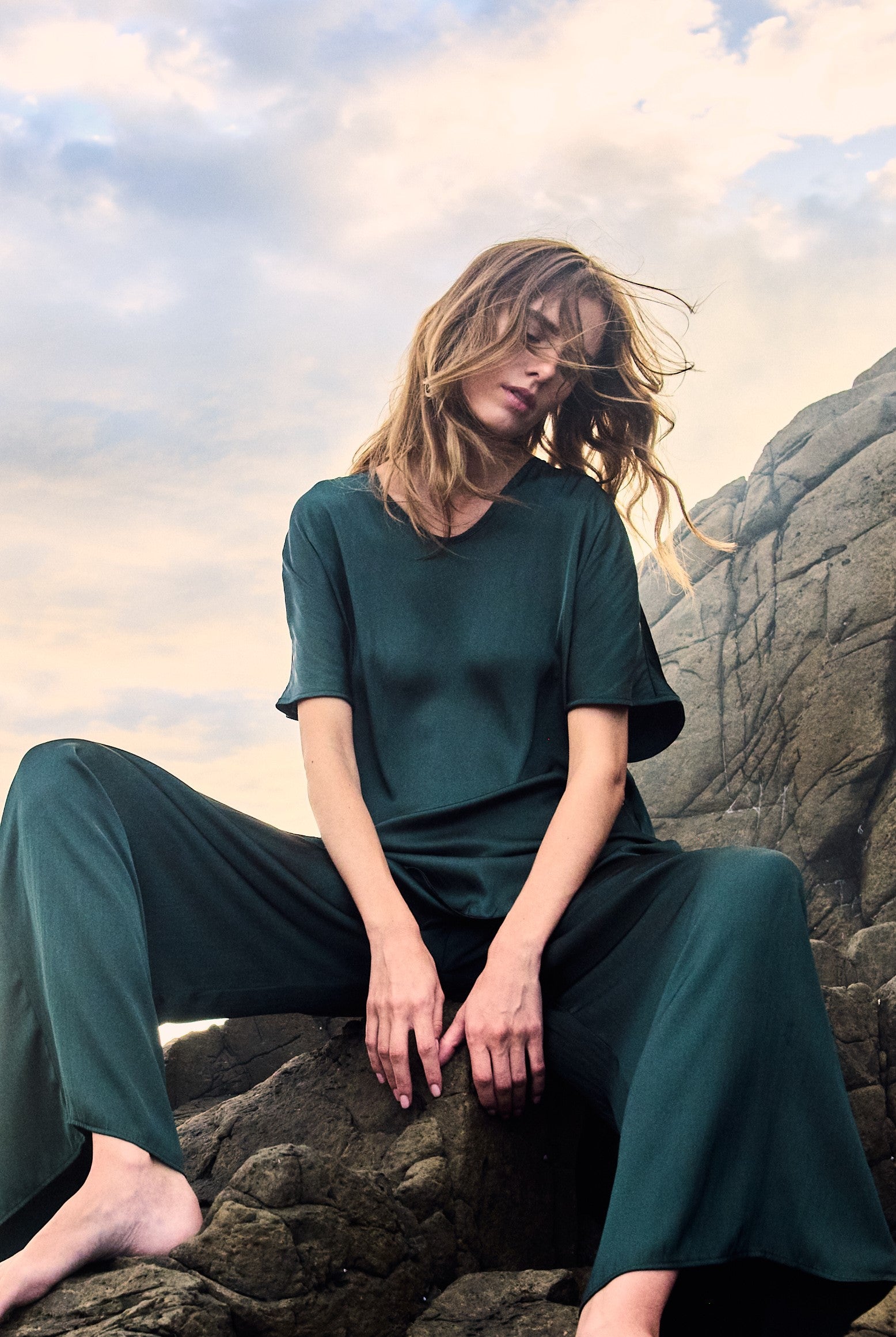 CHARMEUSE PANT - Jade - MELA PURDIE