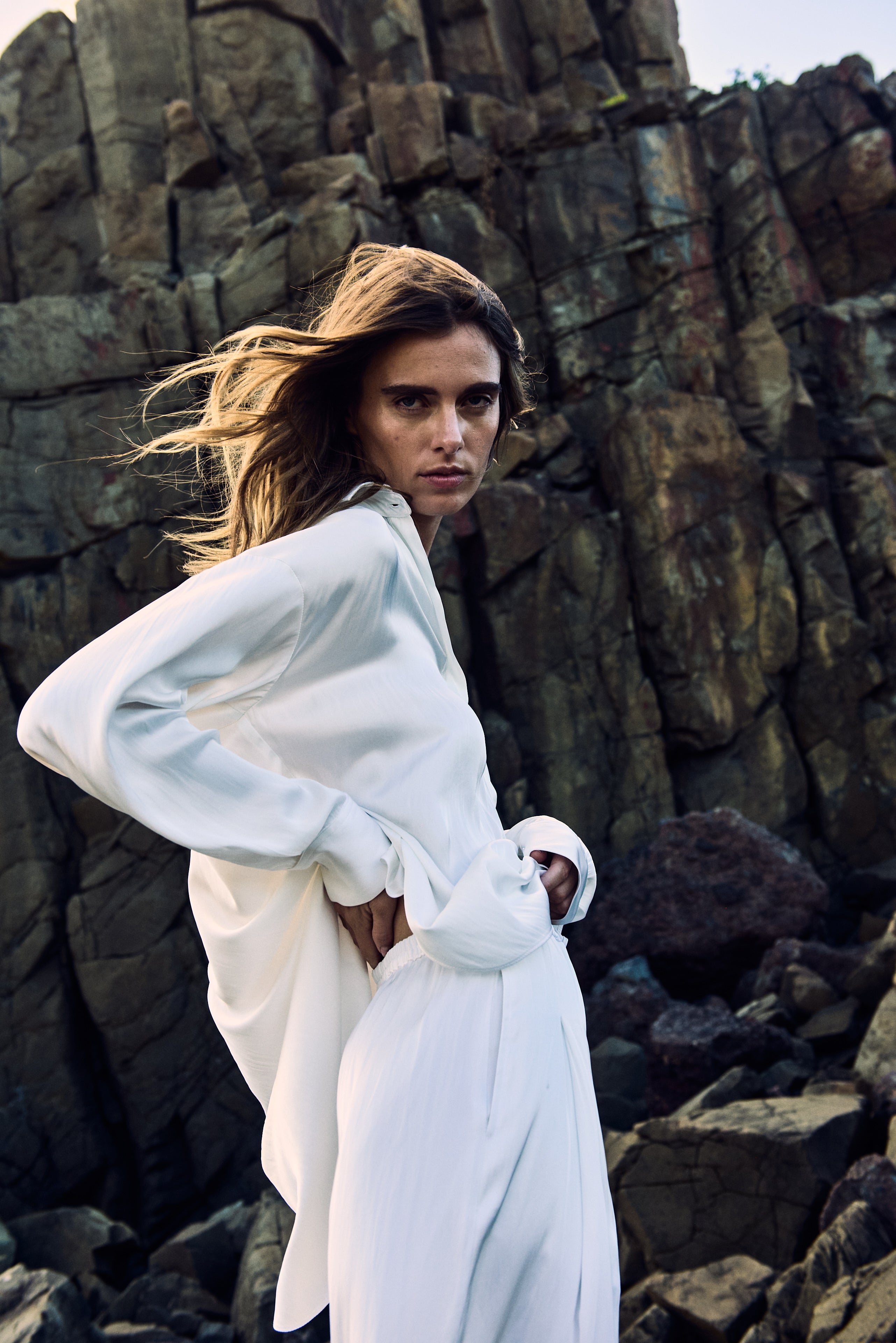 TAB TUNIC - Ivory - MELA PURDIE