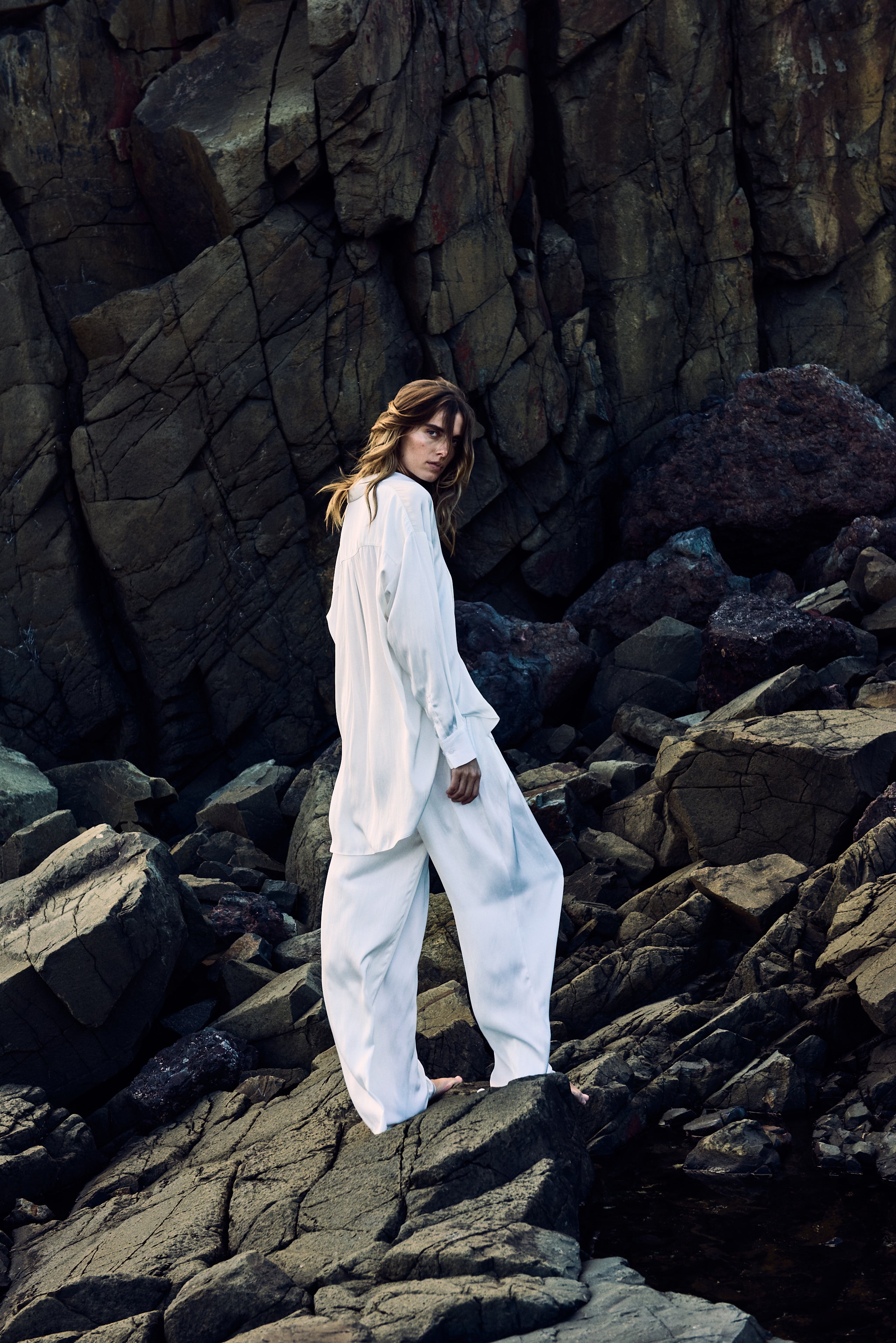 CHARMEUSE PANT - Ivory - MELA PURDIE