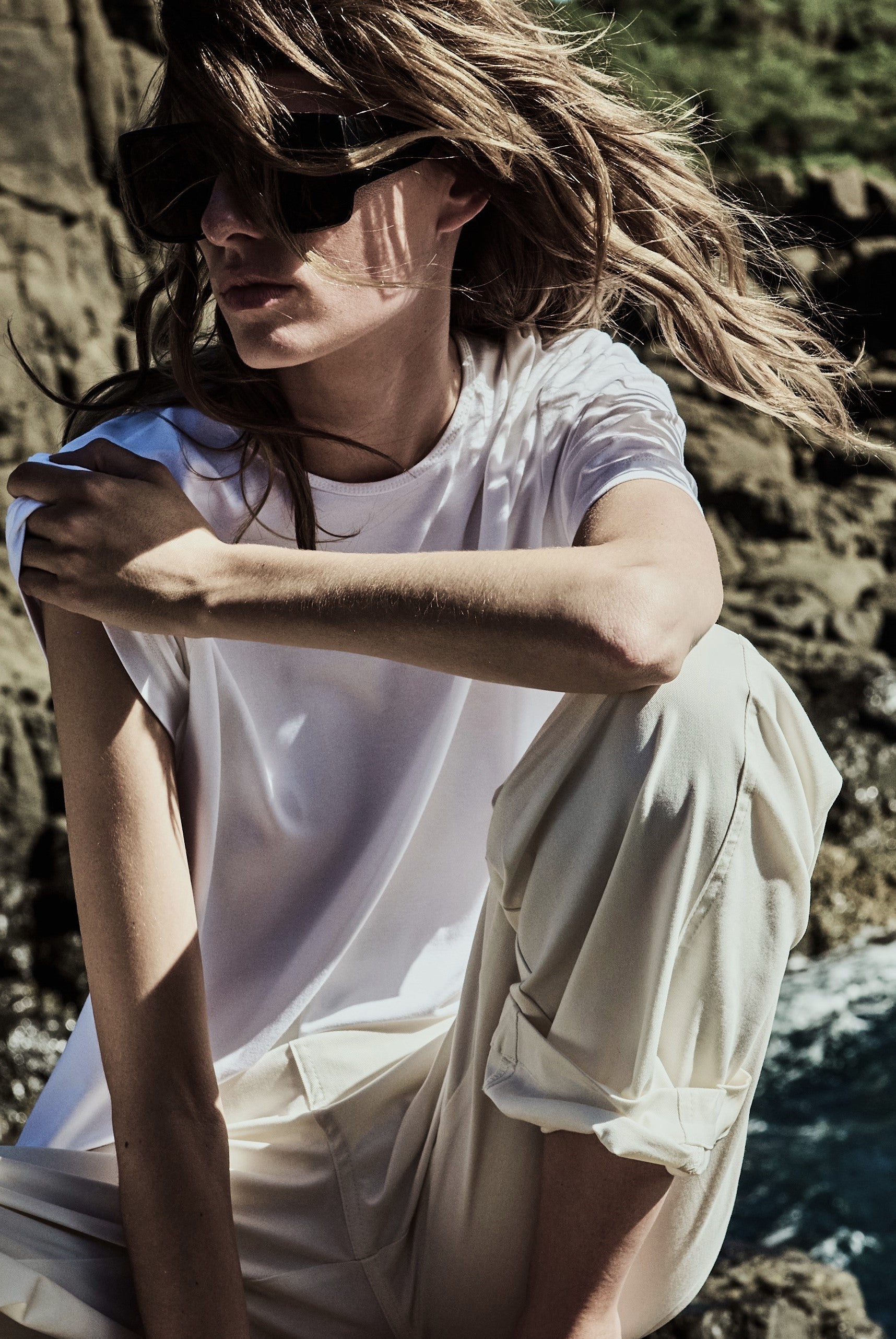 BOX TEE - White - MELA PURDIE