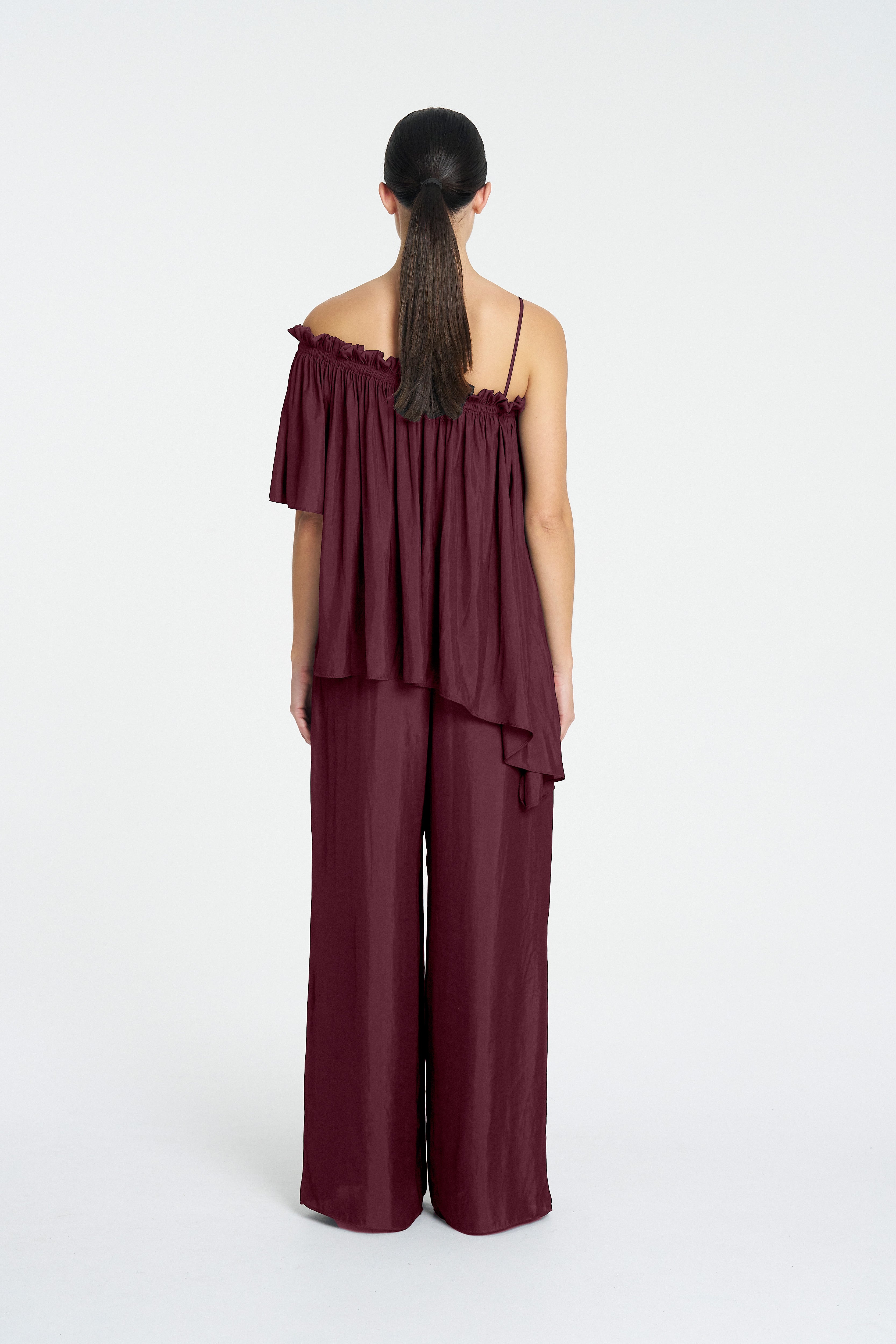 SLOPE BLOUSE - Vino - MELA PURDIE