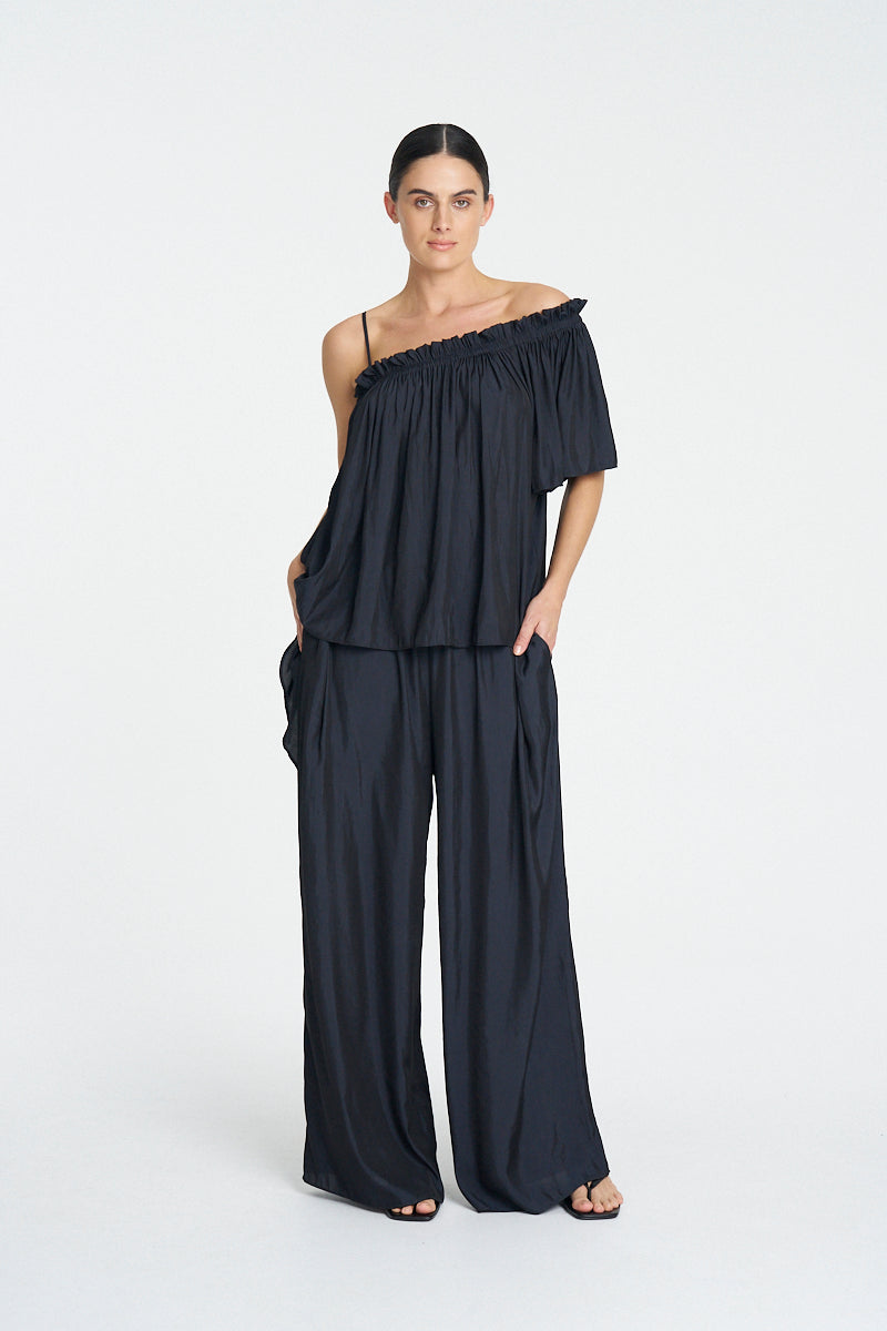 SLOPE BLOUSE - Beluga