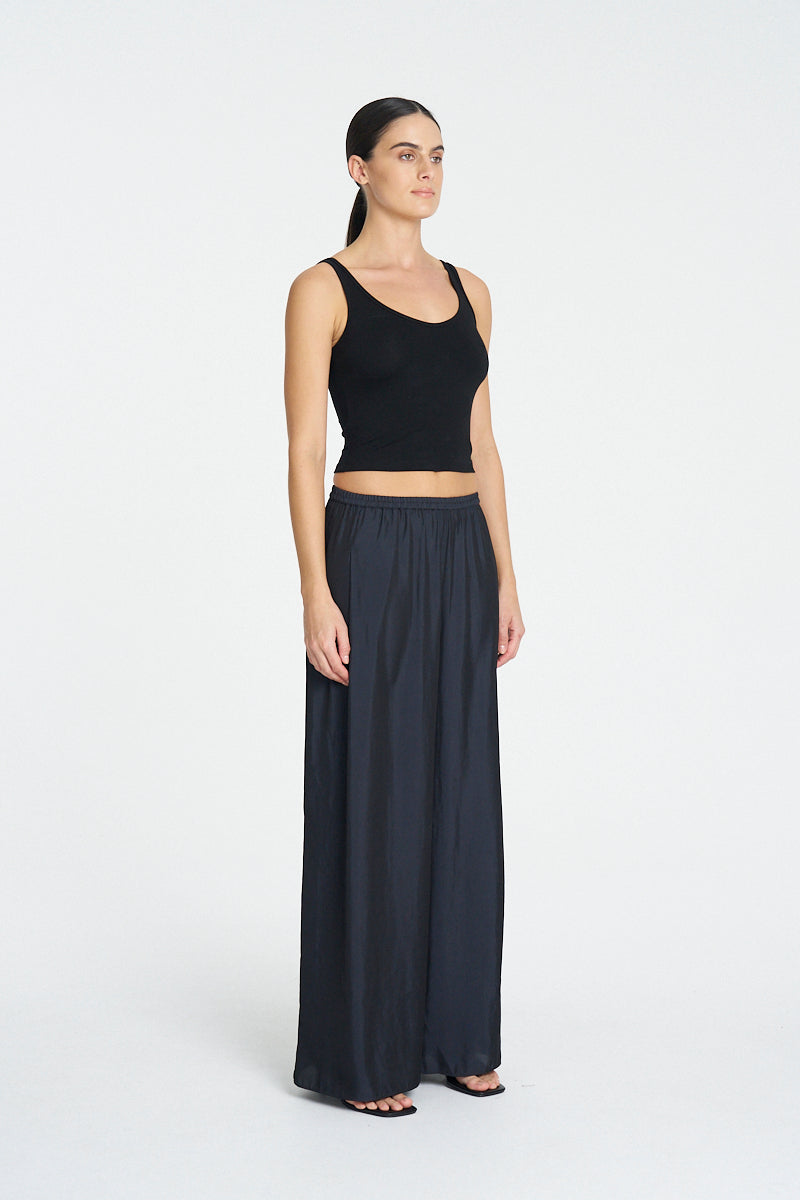 PLEAT PANT - Beluga