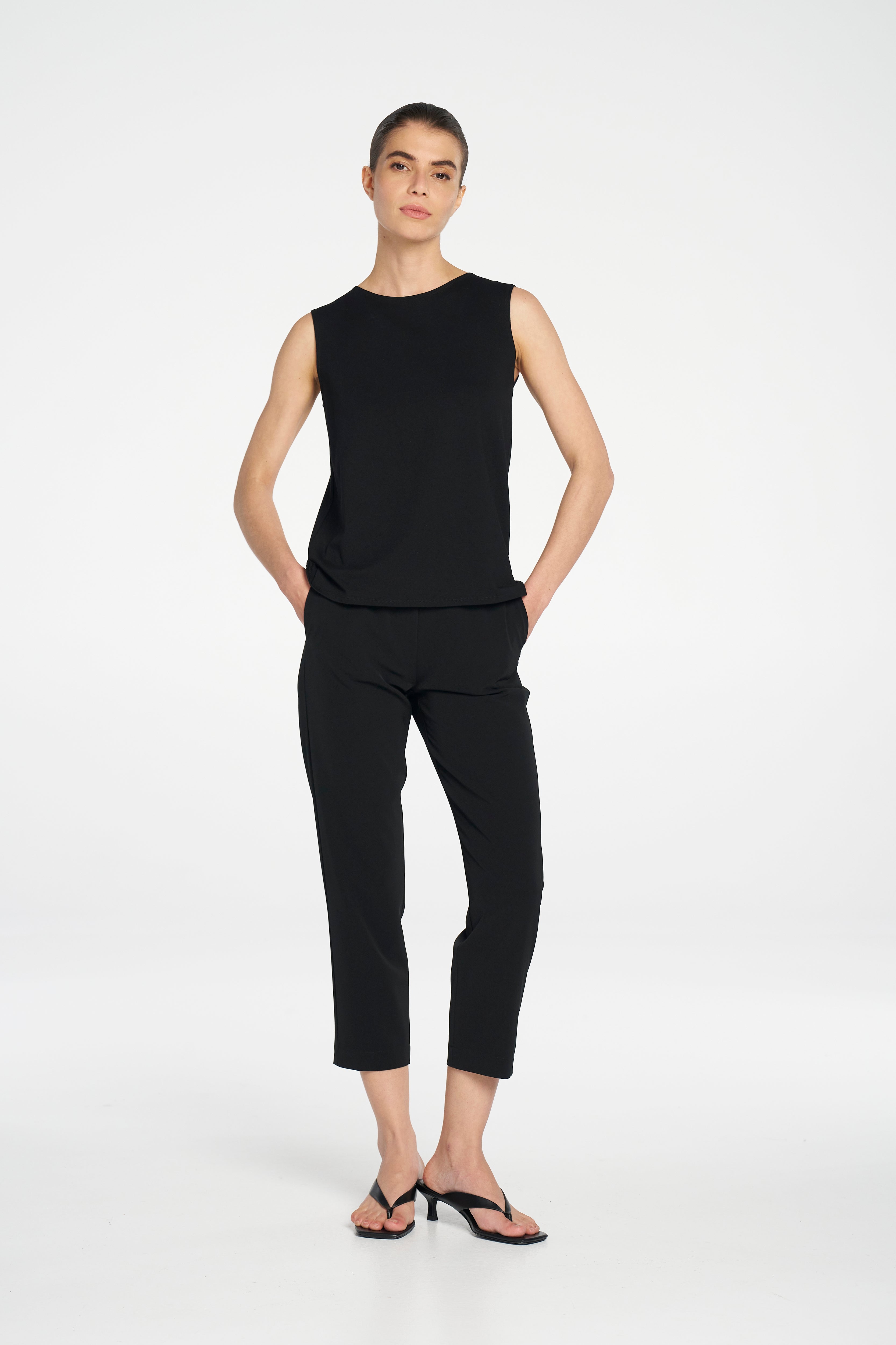 F618 1831 TAPERED FLAT PANT - Mela Purdie