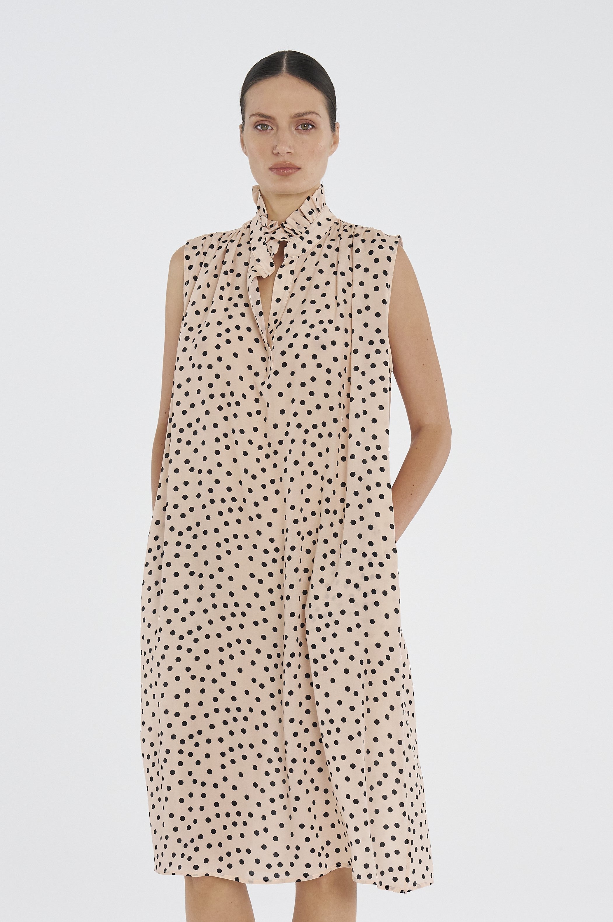 F856 3053 FRILL TANK DRESS - MELA PURDIE