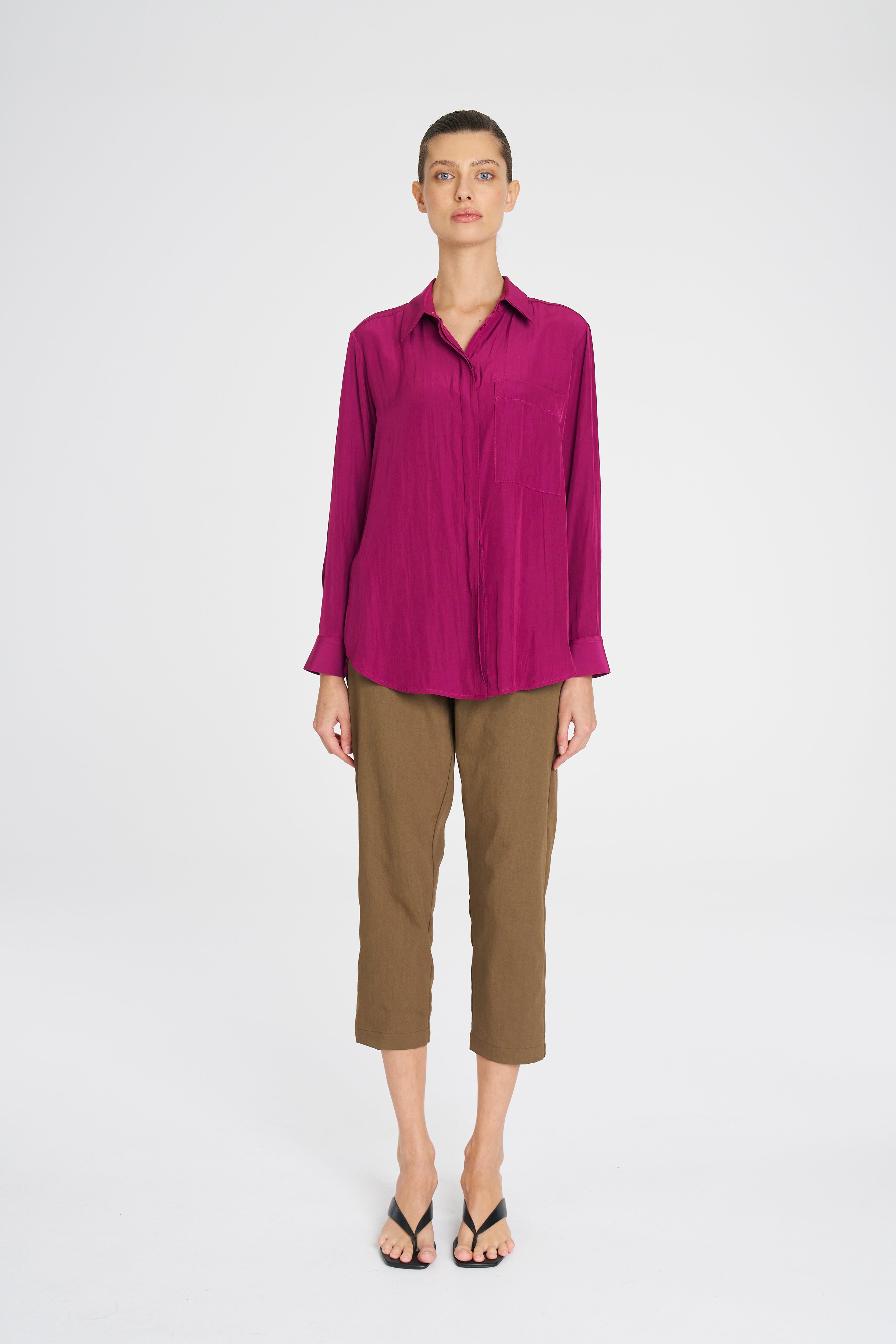 F67 7741 SINGLE POCKET SHIRT - MELA PURDIE