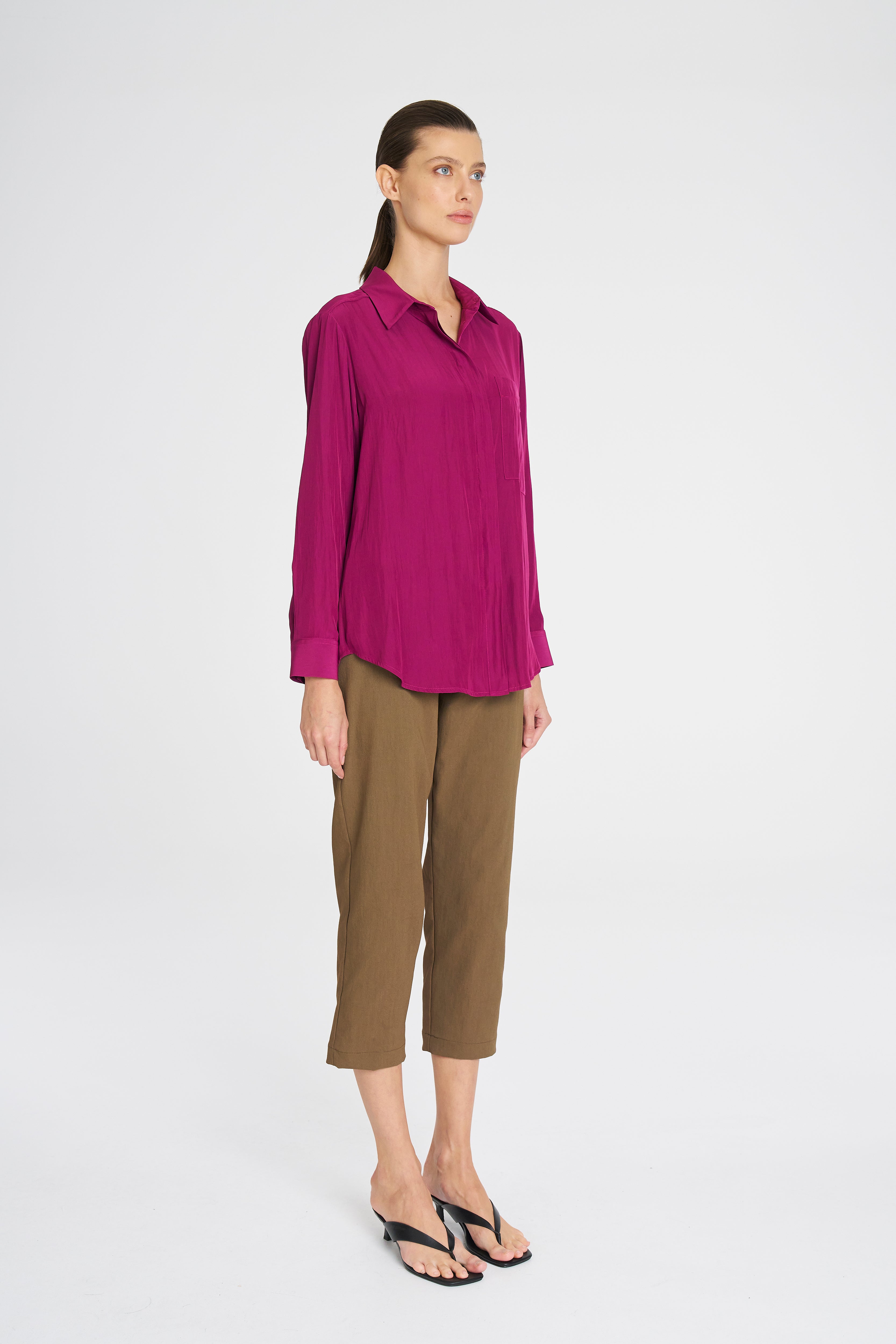 F67 7741 SINGLE POCKET SHIRT - MELA PURDIE