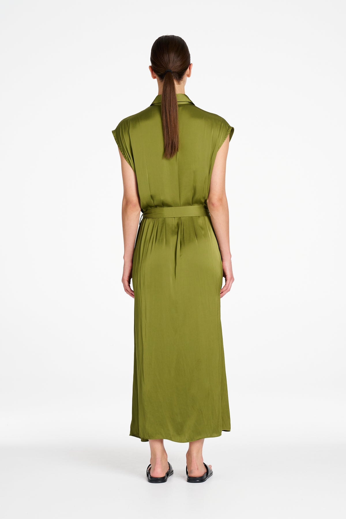 TABBARD DRESS - Peridot