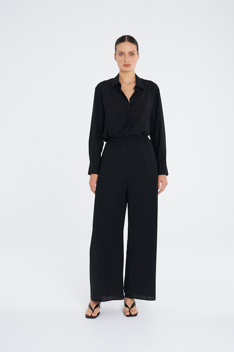 FLUID PANT - Black - MELA PURDIE