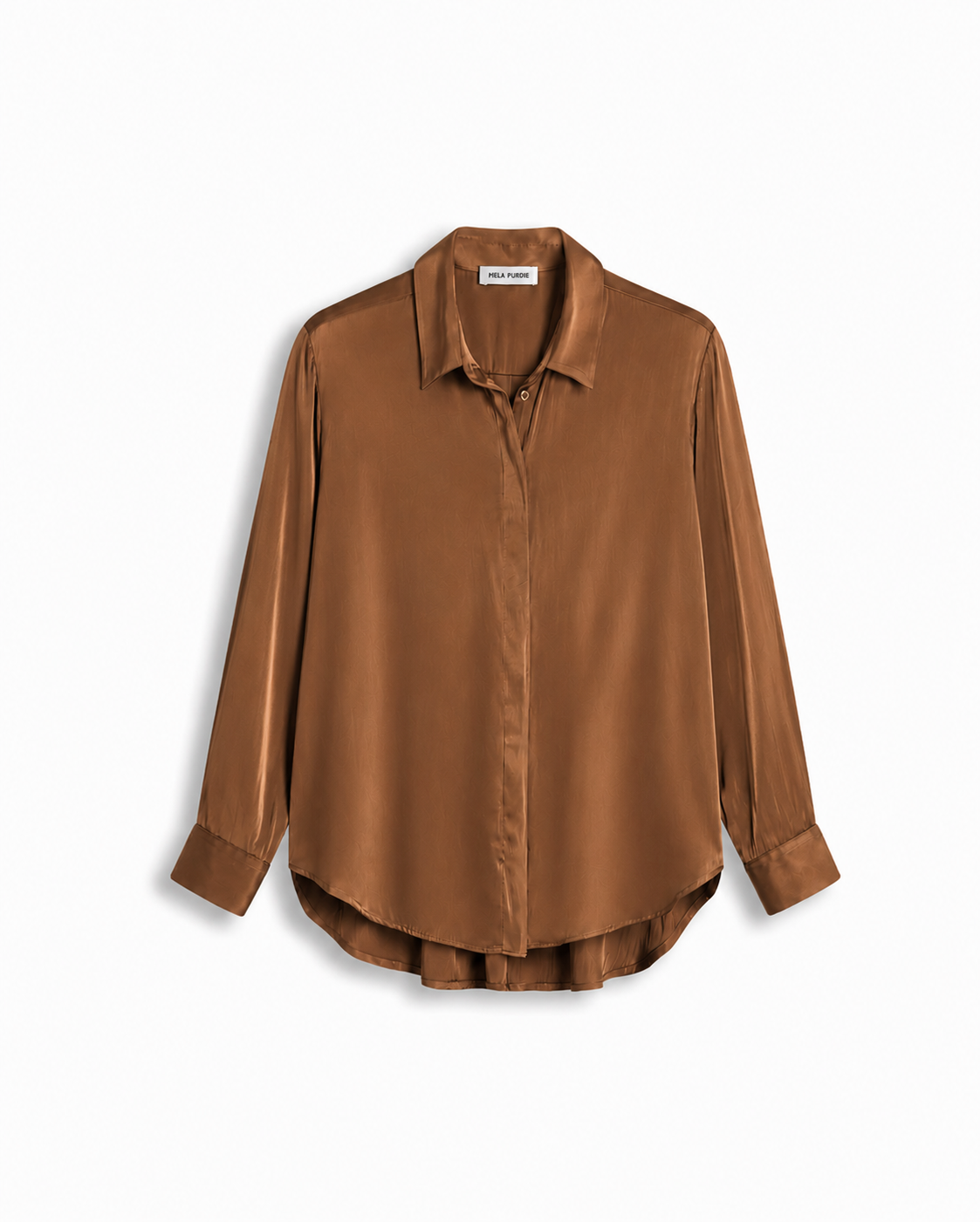 CHARMEUSE SHIRT - Saffron - MELA PURDIE