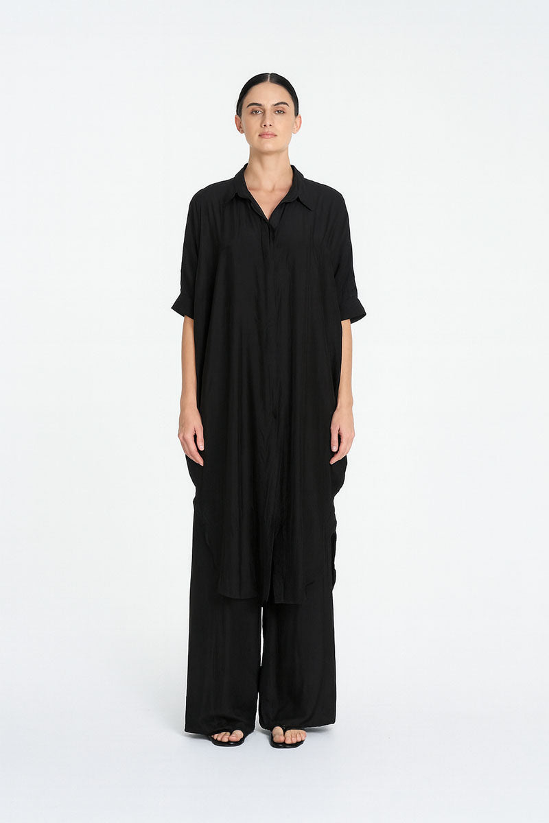 MAXI OVERSHIRT - Beluga