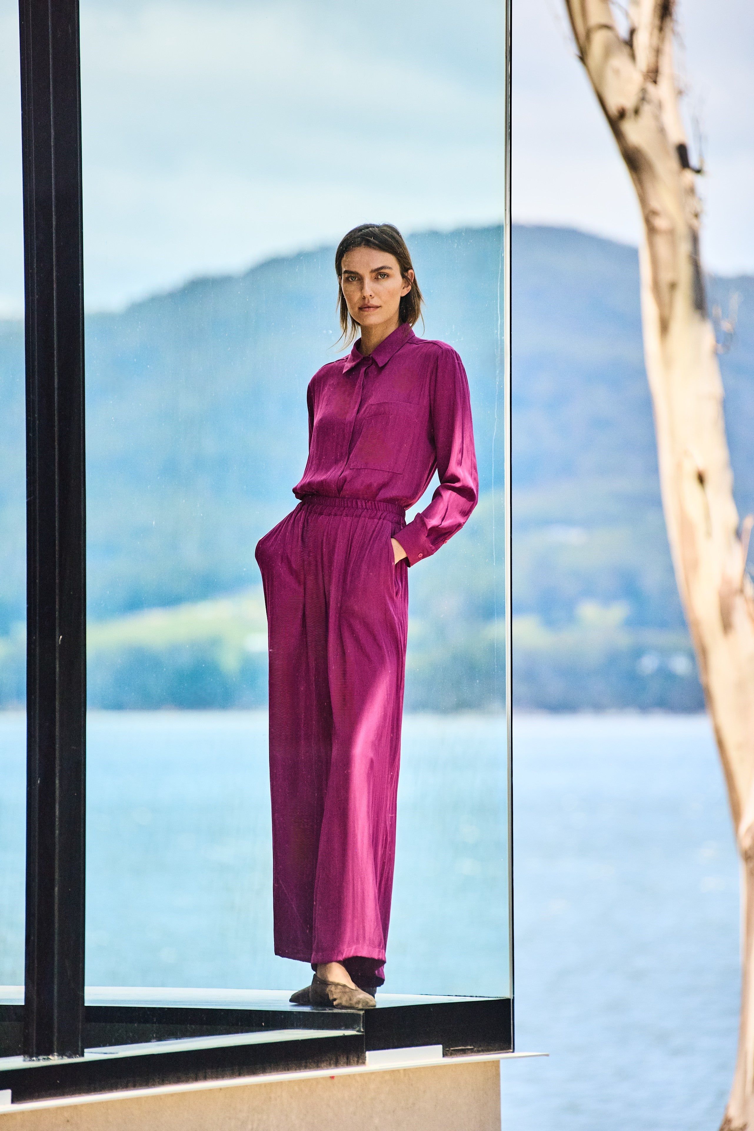 F67 7741 SINGLE POCKET SHIRT - MELA PURDIE