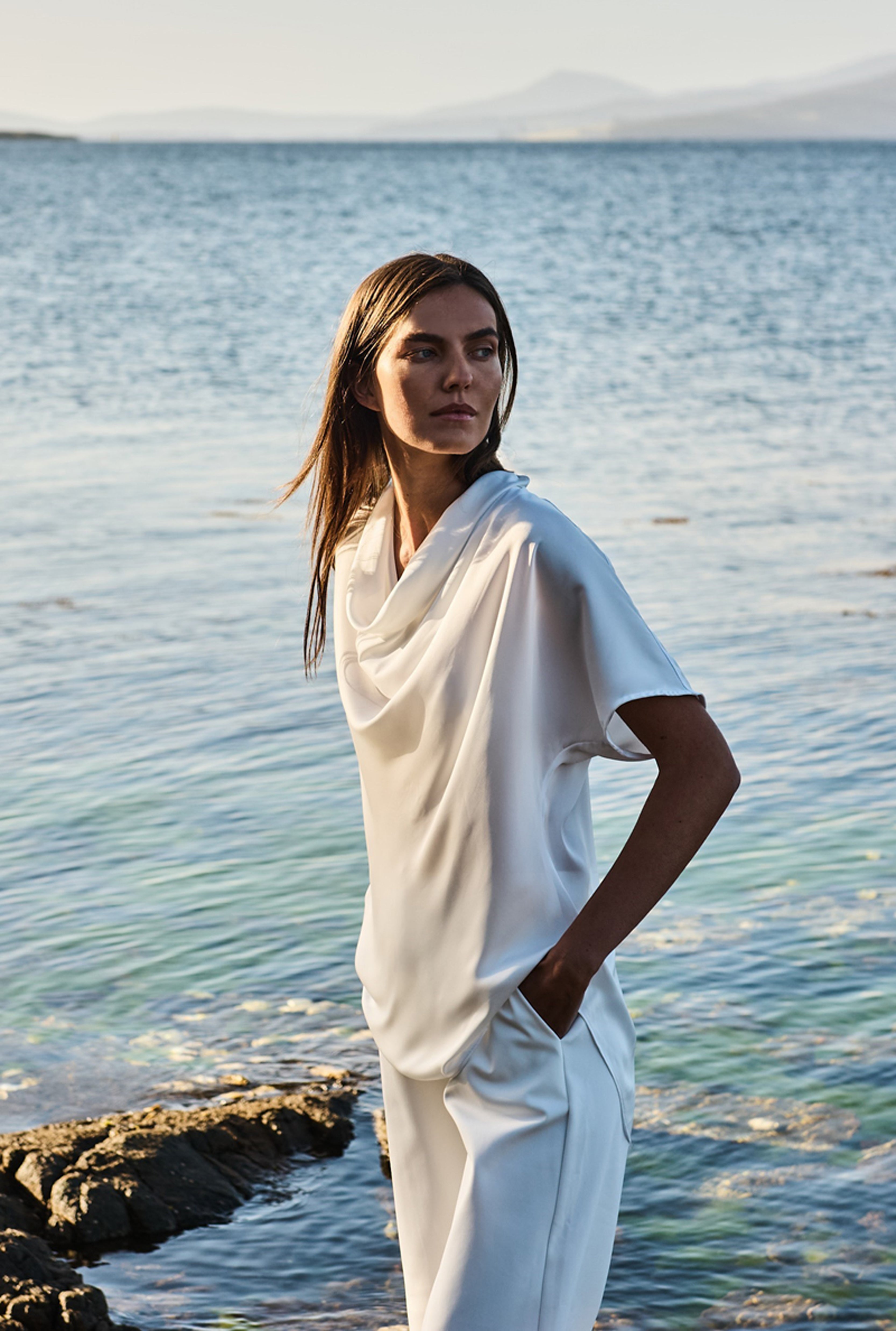 F619 8973 SCALLOP TANK - MELA PURDIE