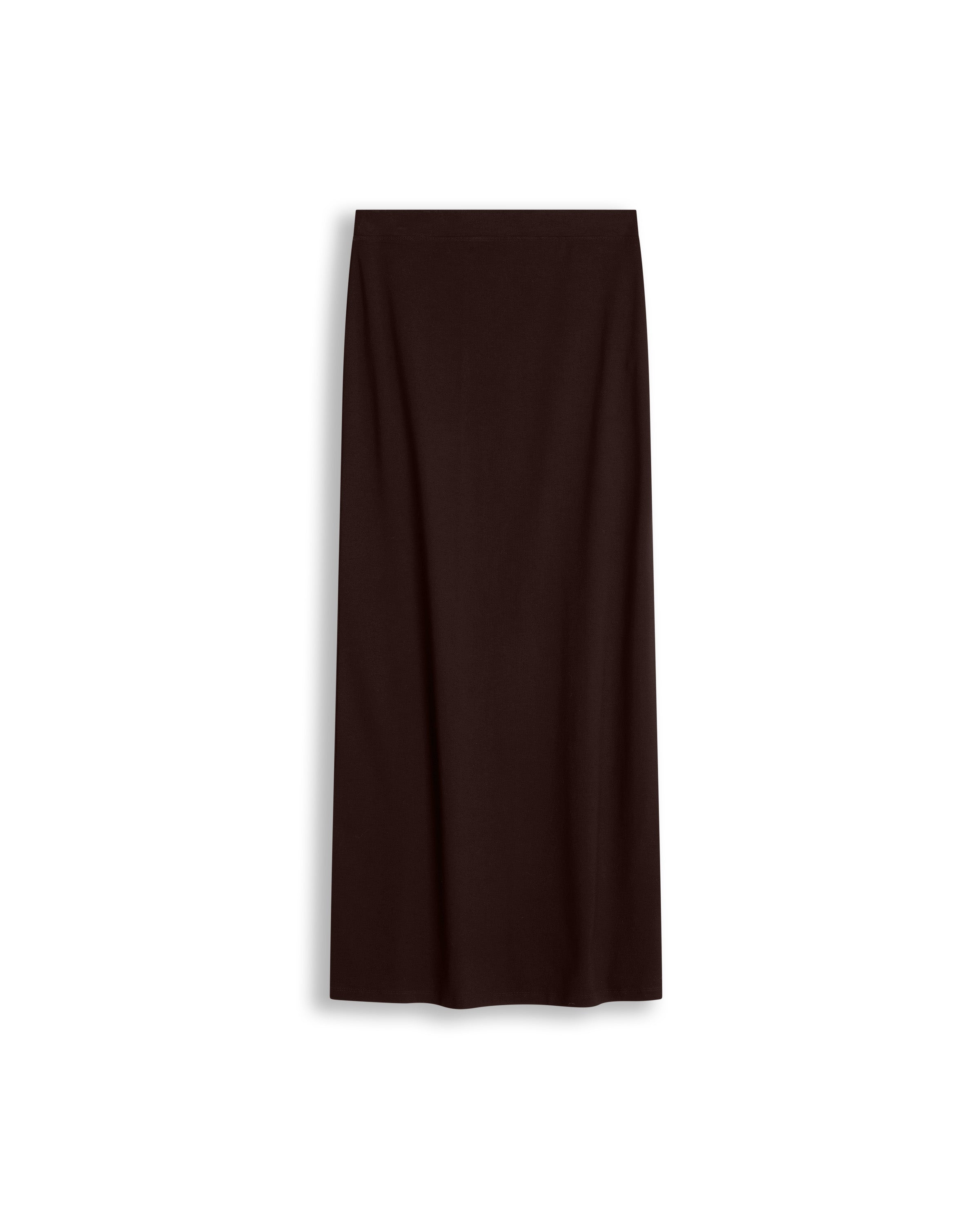 COLUMN SKIRT - Coffee - MELA PURDIE