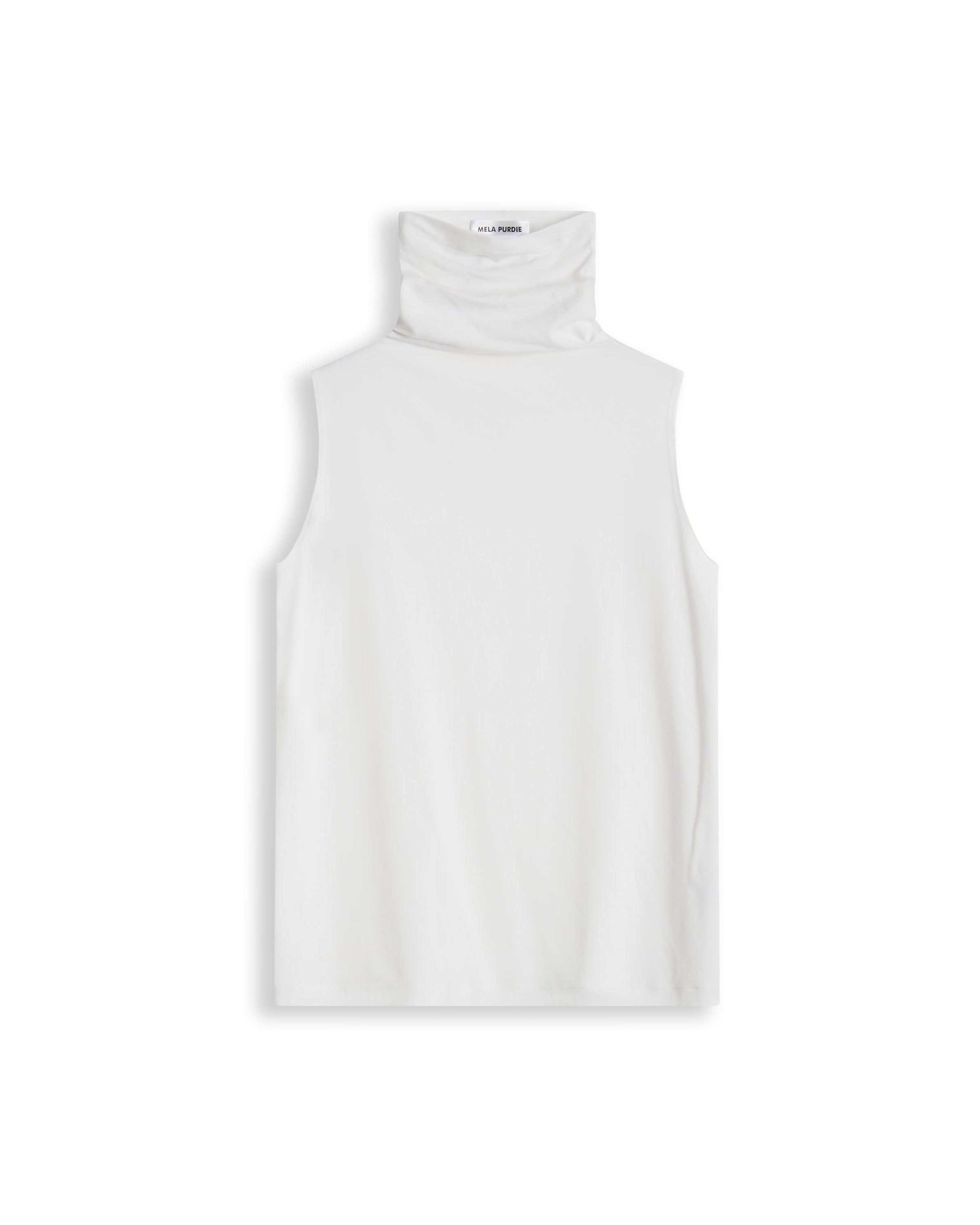 FUNNEL TANK - White - MELA PURDIE