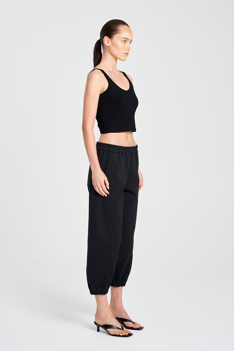 CROP CAMISOLE - Black