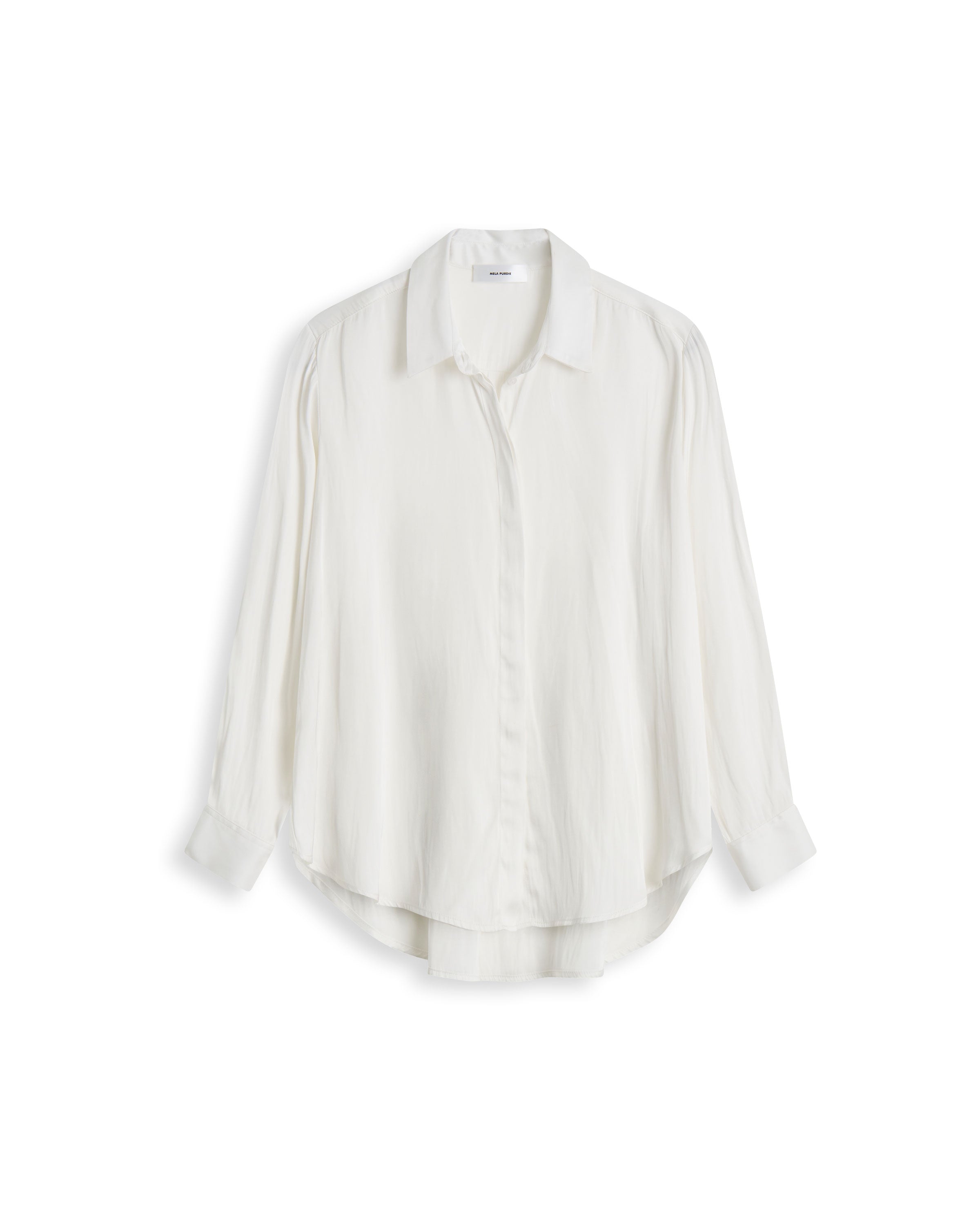 CHARMEUSE SHIRT - Ivory - MELA PURDIE