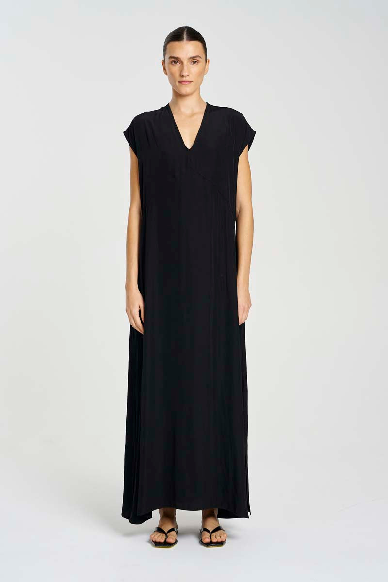 F67 3383 MAXI SLICE DRESS