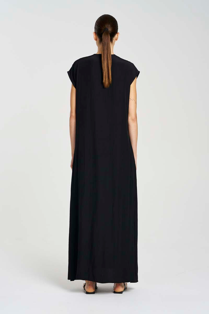 F67 3383 MAXI SLICE DRESS