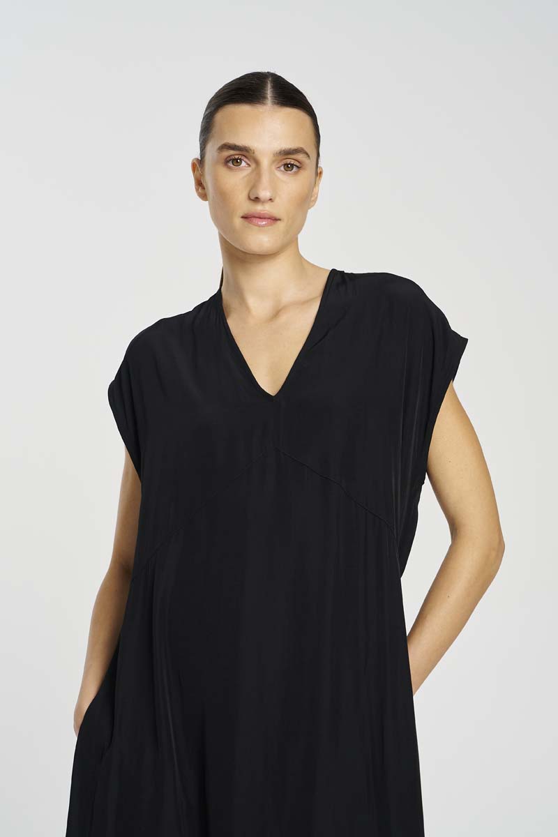 F67 3383 MAXI SLICE DRESS
