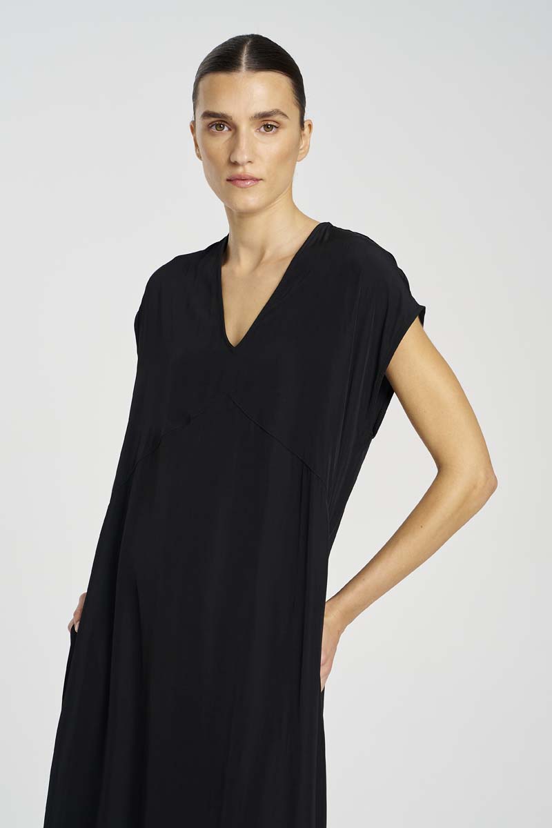 F67 3383 MAXI SLICE DRESS