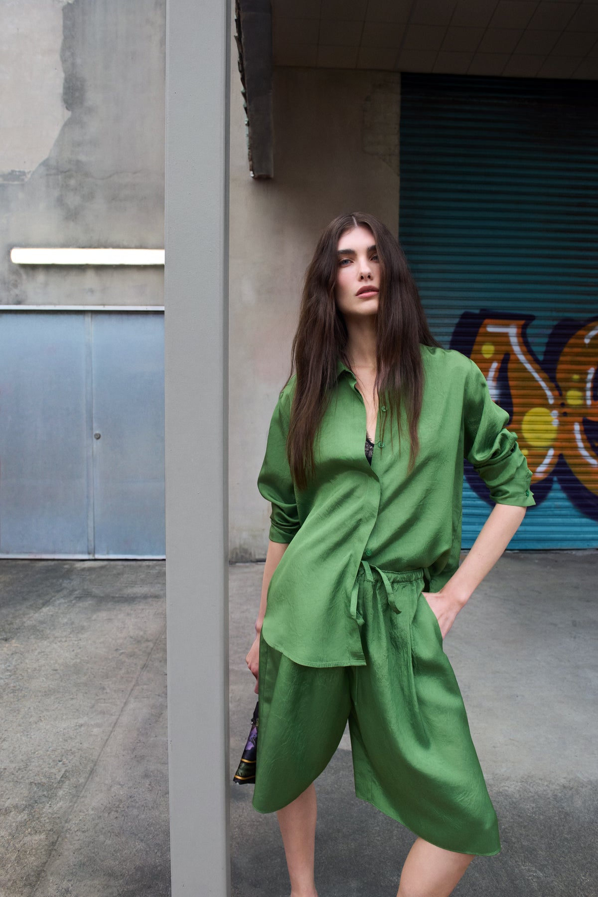CRYSTAL SHIRT - Emerald