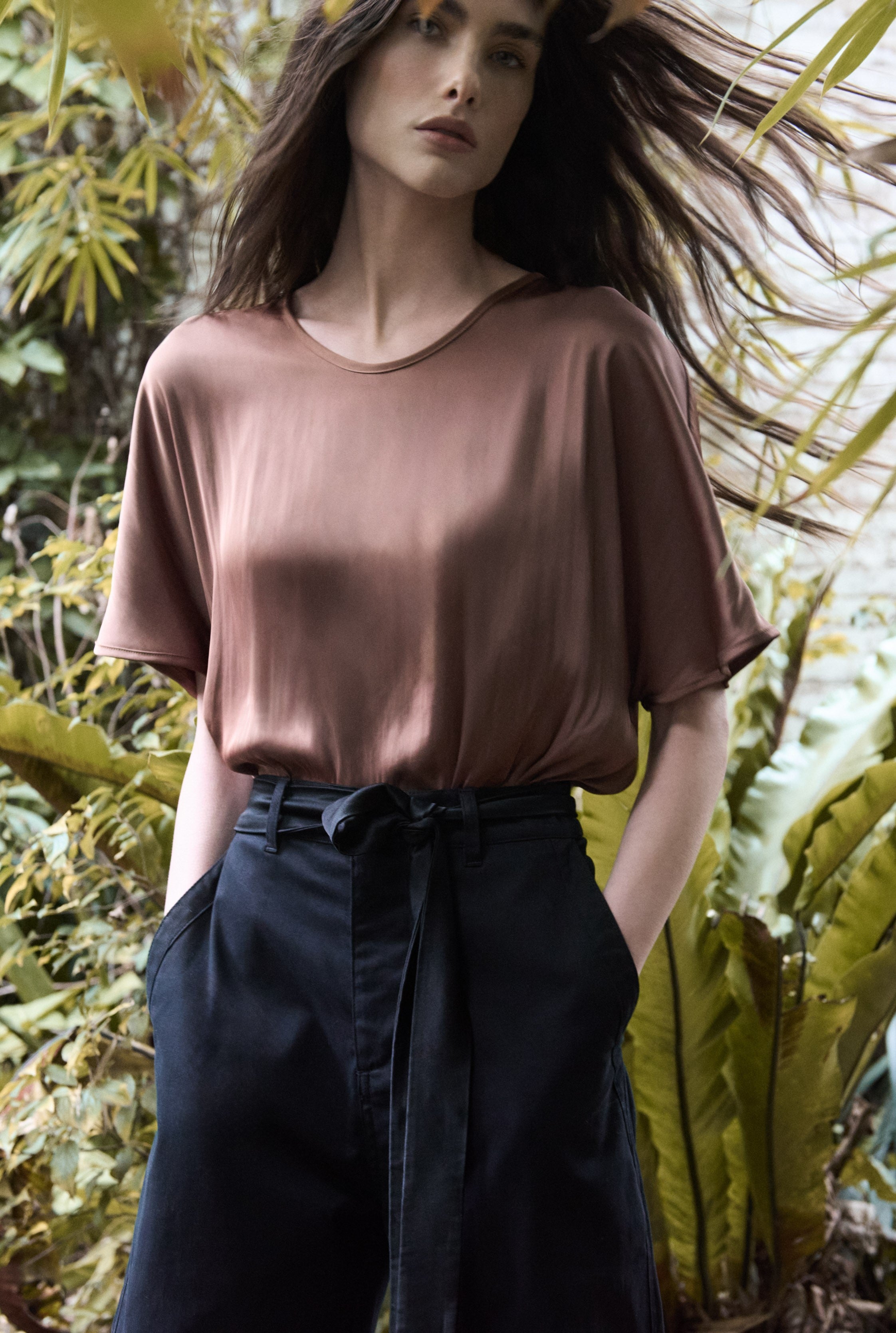 RAGLAN SHELL - Saffron - MELA PURDIE