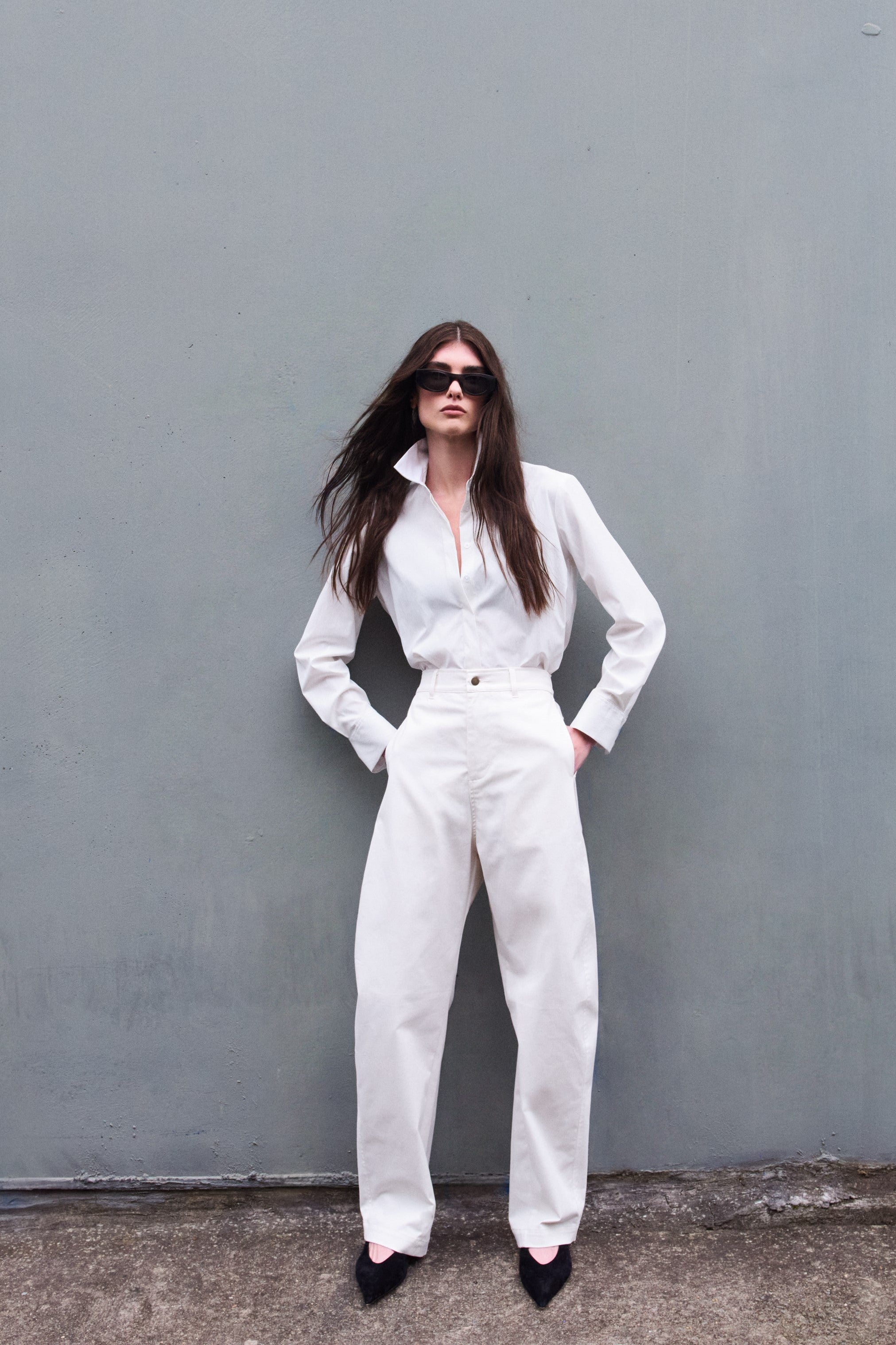 BARREL PANT - Ivory - MELA PURDIE